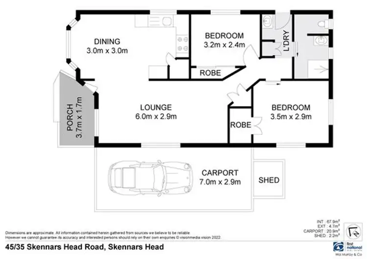 Floorplan of Homely house listing, 45/35 Skennars Head Road, Skennars Head NSW 2478