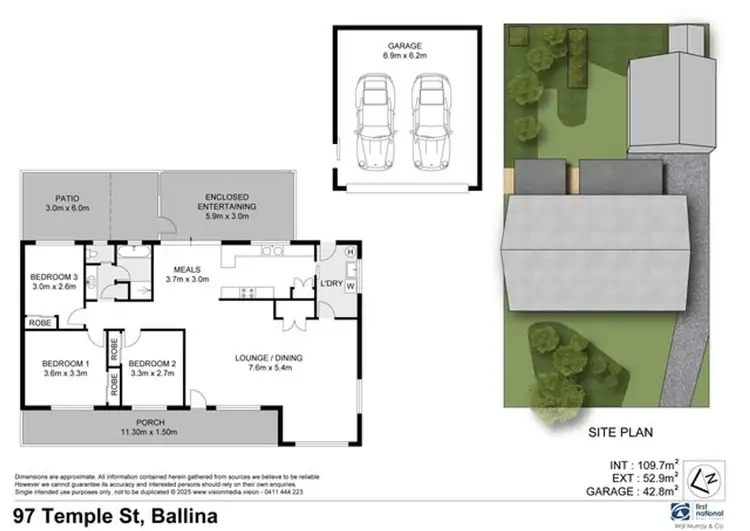 Floorplan of Homely house listing, 97 Temple Street, Ballina NSW 2478