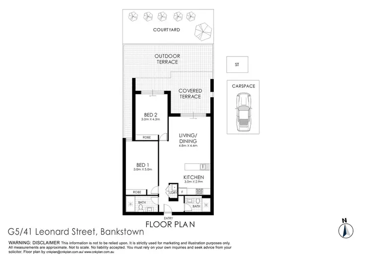 Floorplan of Homely apartment listing, G05/41 Leonard Street, Bankstown NSW 2200