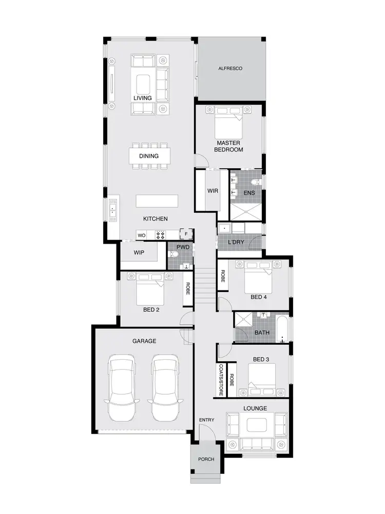 Floorplan of Homely house listing, 11 Keith Bain Crest, Whitlam ACT 2611