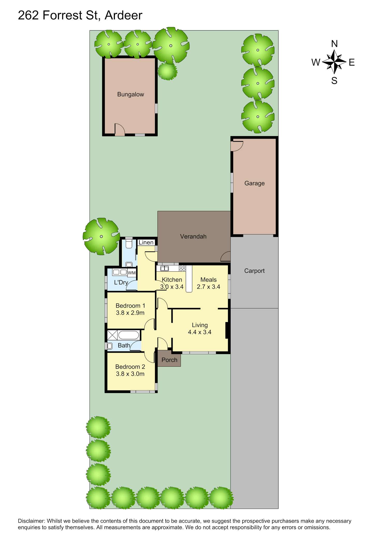 Floorplan of Homely house listing, 262 Forrest Street, Ardeer VIC 3022