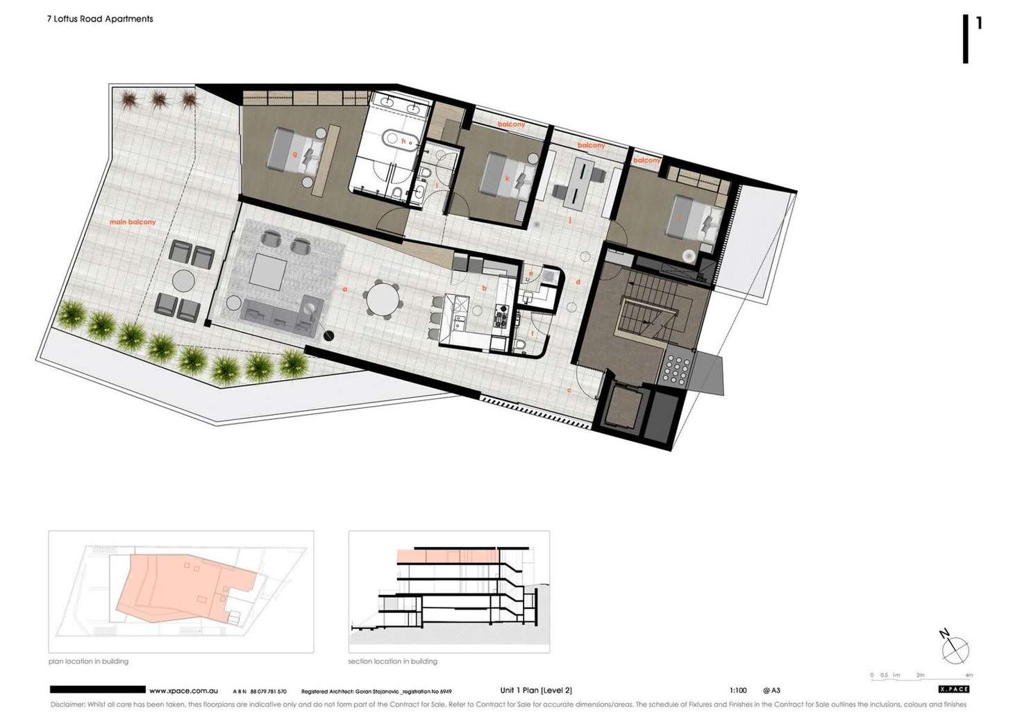 Floorplan of Homely apartment listing, 1/7 Loftus Road, Darling Point NSW 2027