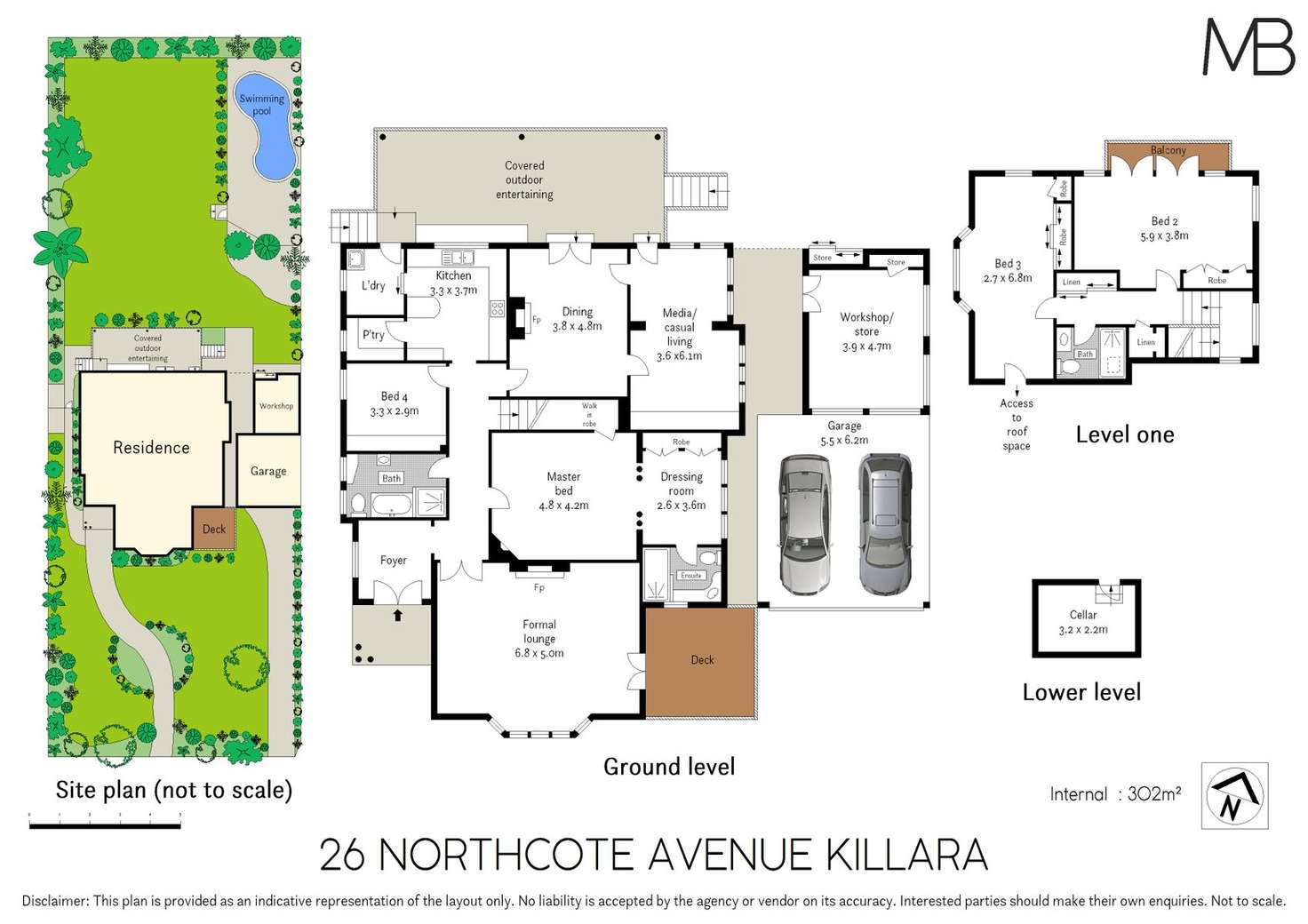 Floorplan of Homely house listing, 26 Northcote Avenue, Killara NSW 2071