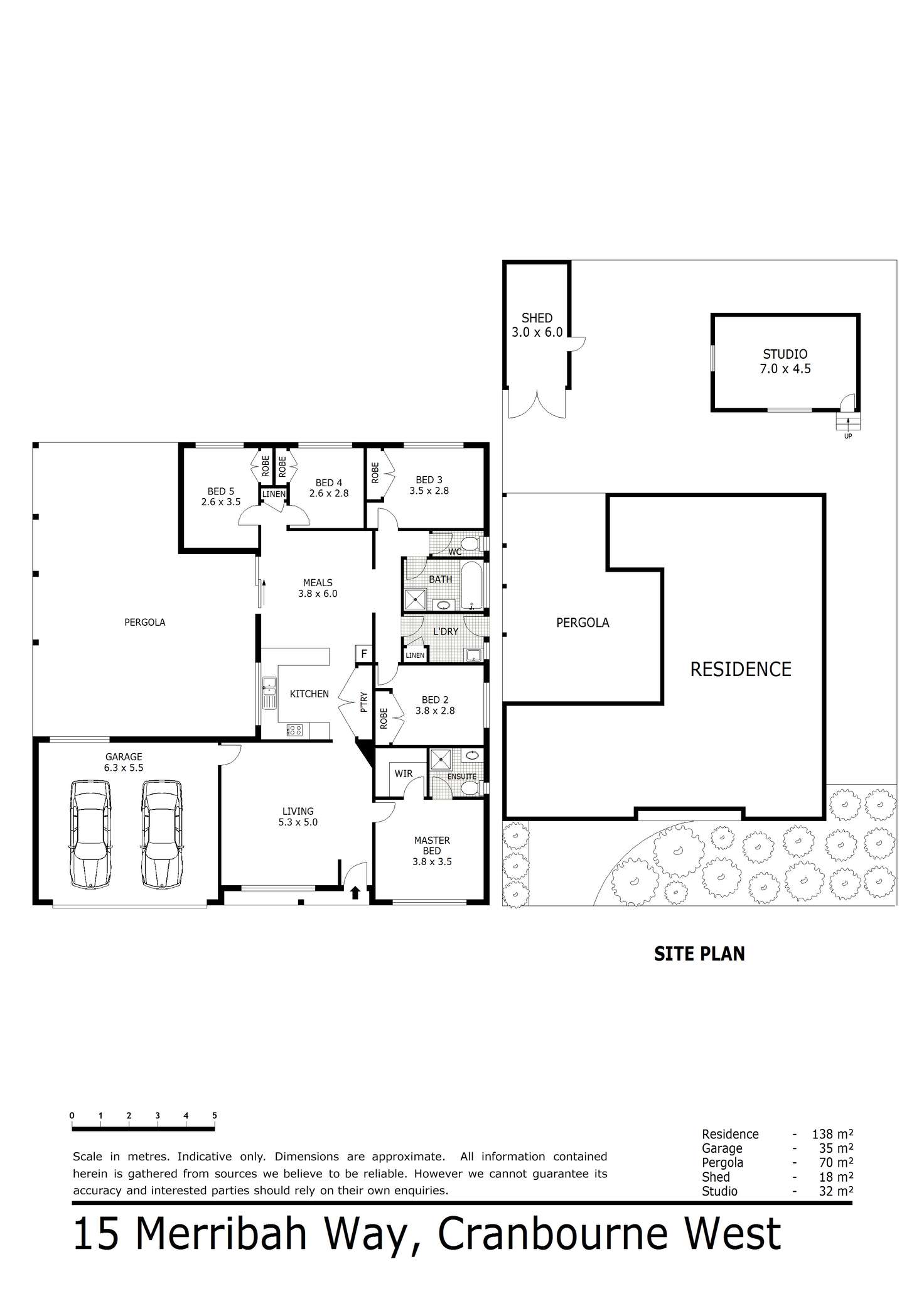 Floorplan of Homely house listing, 15 Merribah Way, Cranbourne West VIC 3977