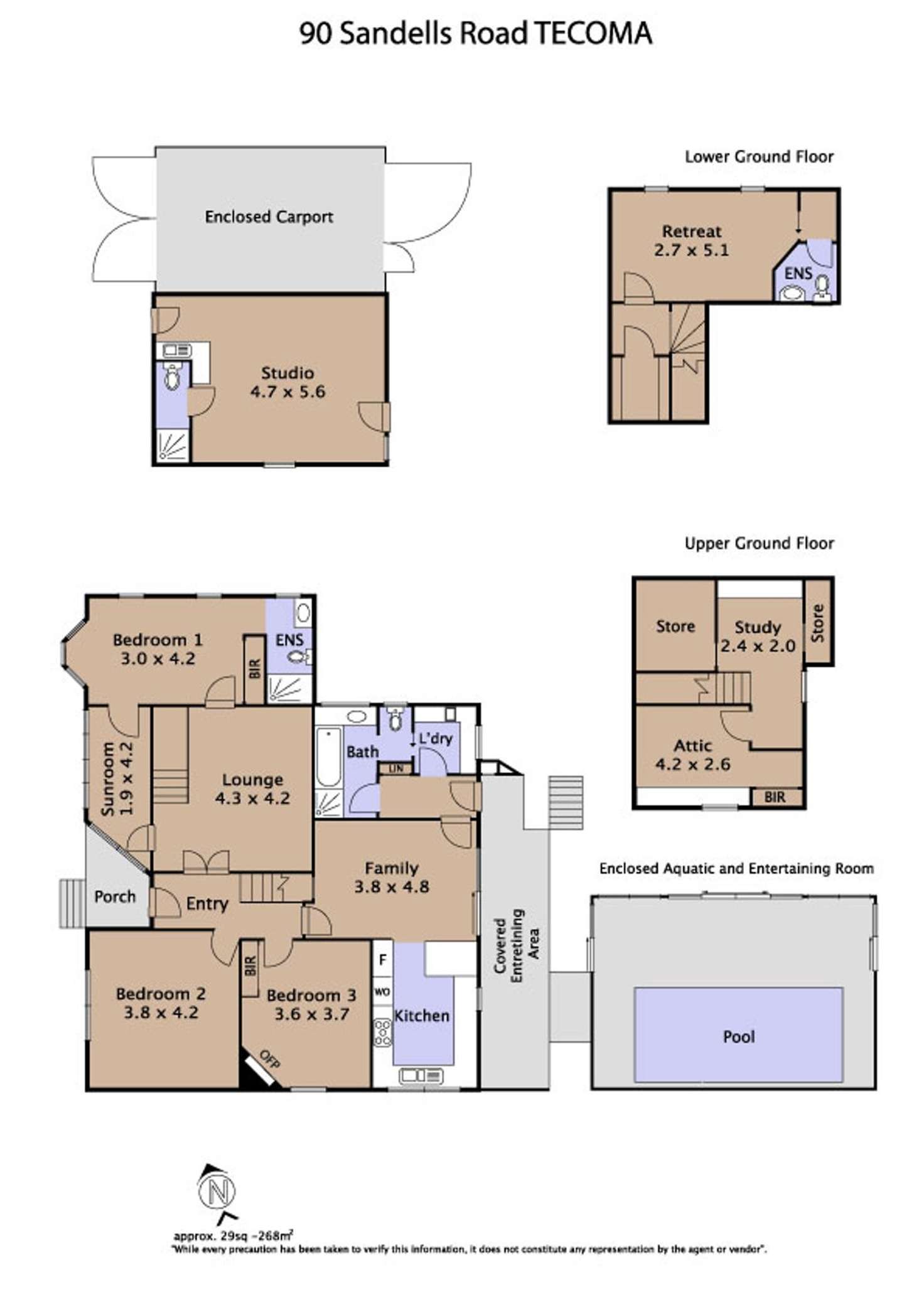 Floorplan of Homely house listing, 90 Sandells Road, Tecoma VIC 3160