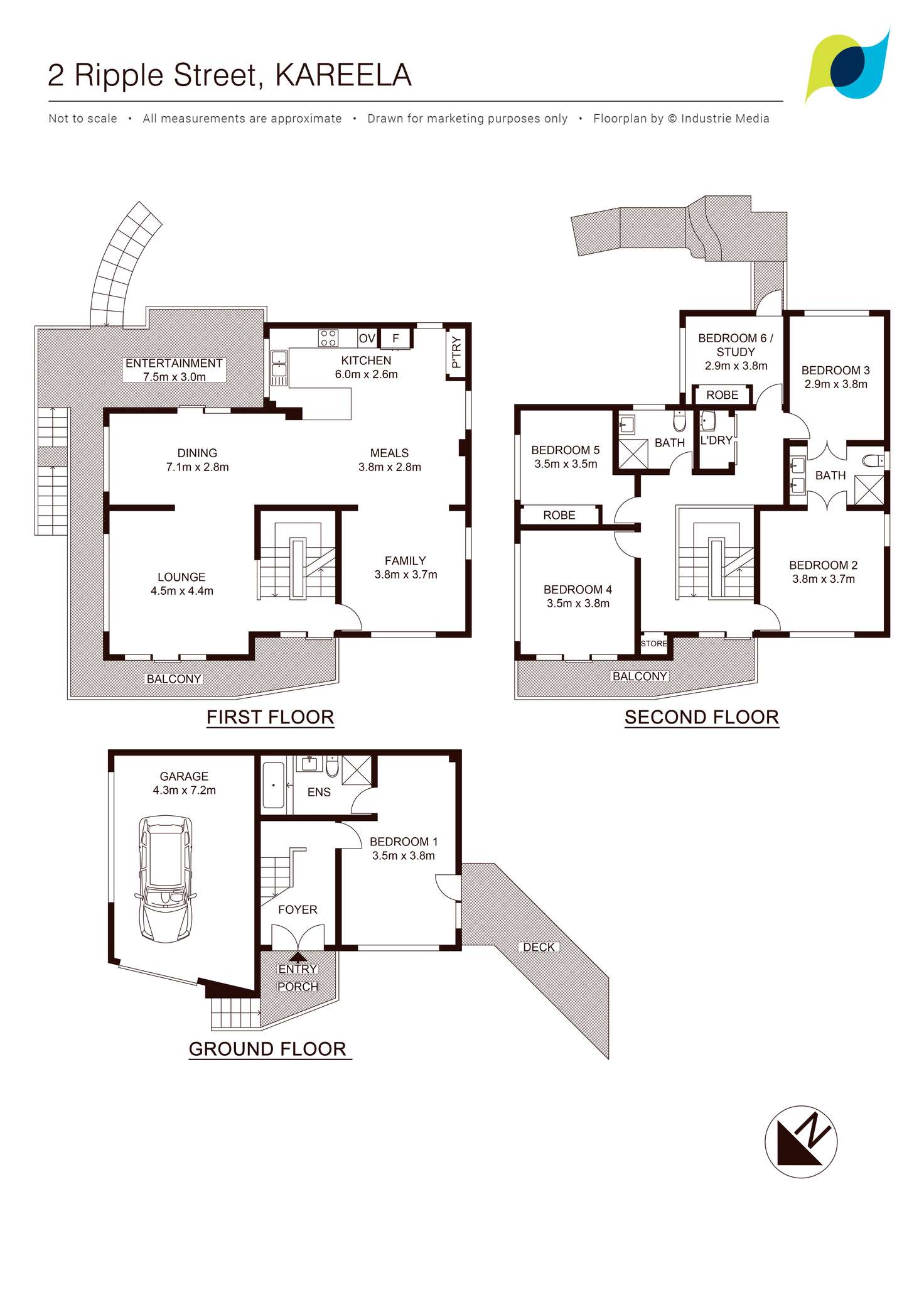 Floorplan of Homely house listing, 2 Ripple Street, Kareela NSW 2232