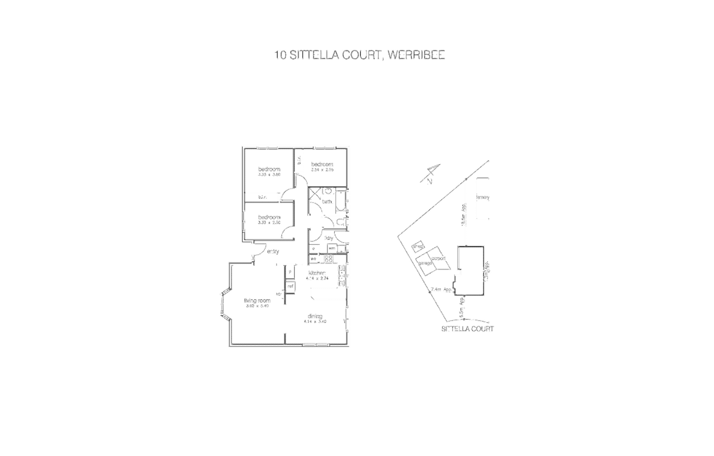 Floorplan of Homely house listing, 10 Sittella Court, Werribee VIC 3030