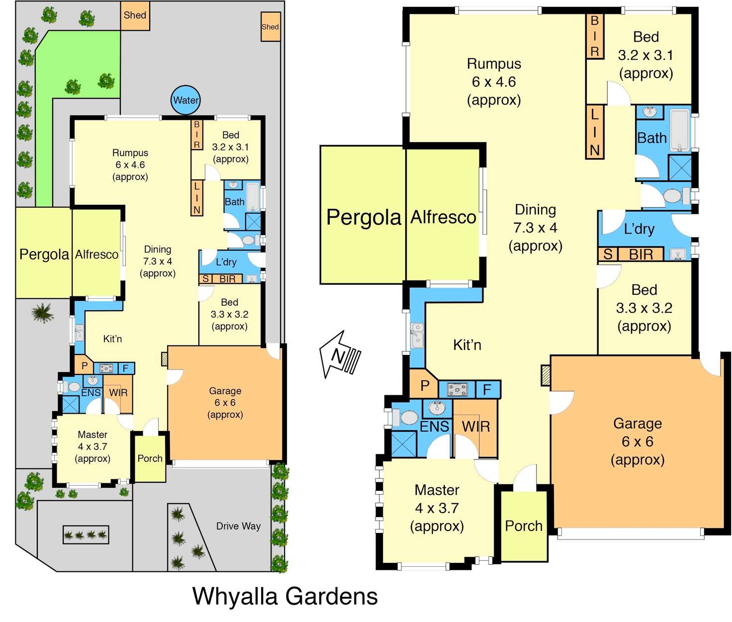 Floorplan of Homely house listing, 14 Whyalla Gardens, Tarneit VIC 3029