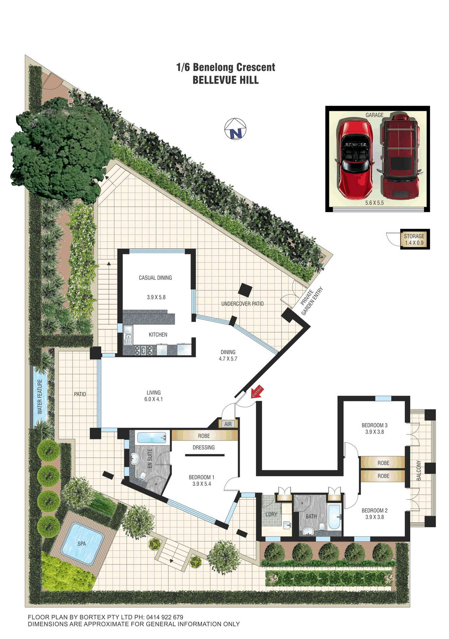 Floorplan of Homely apartment listing, 1/6 Benelong Crescent, Bellevue Hill NSW 2023