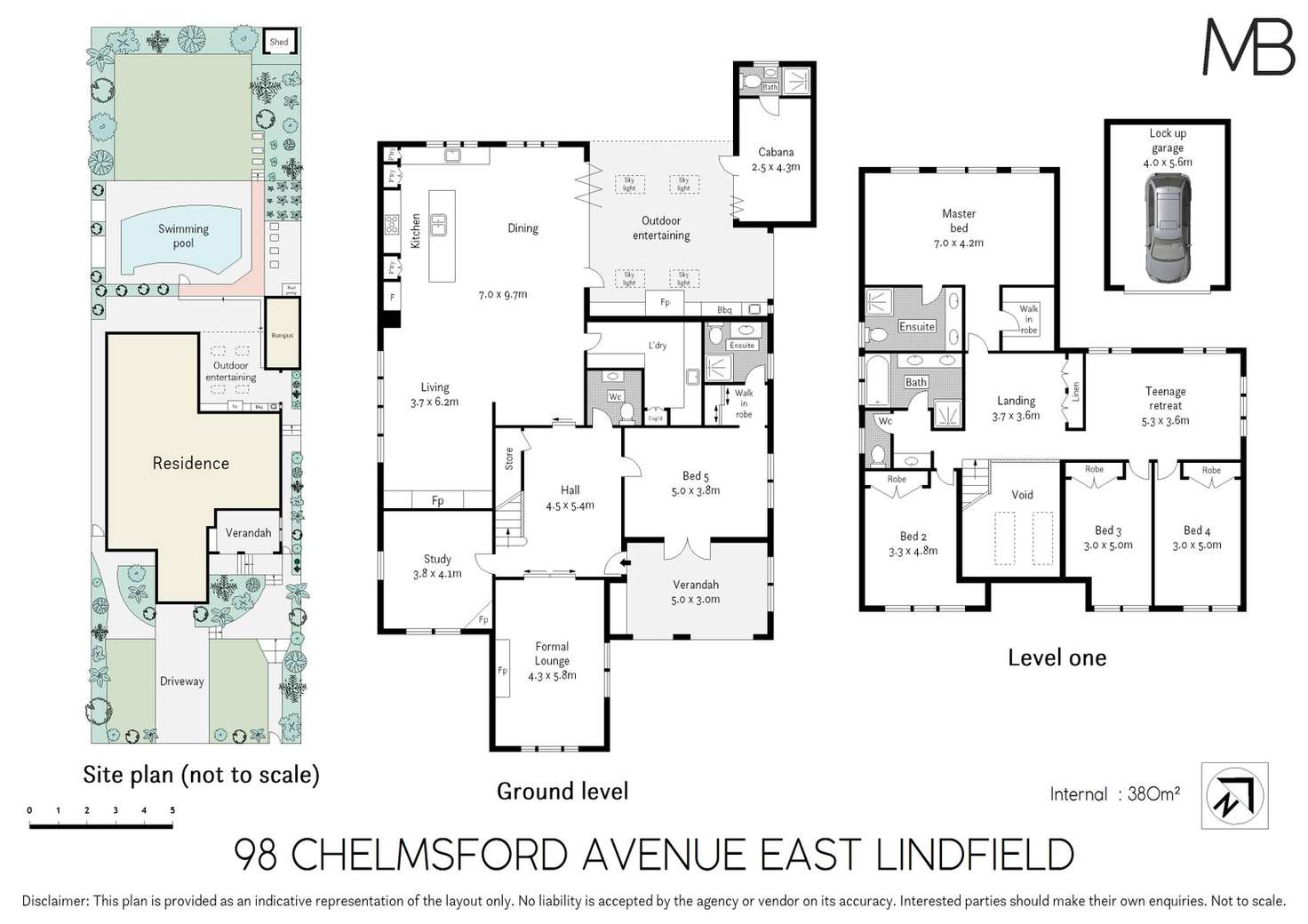 Floorplan of Homely house listing, 98 Chelmsford Avenue, East Lindfield NSW 2070