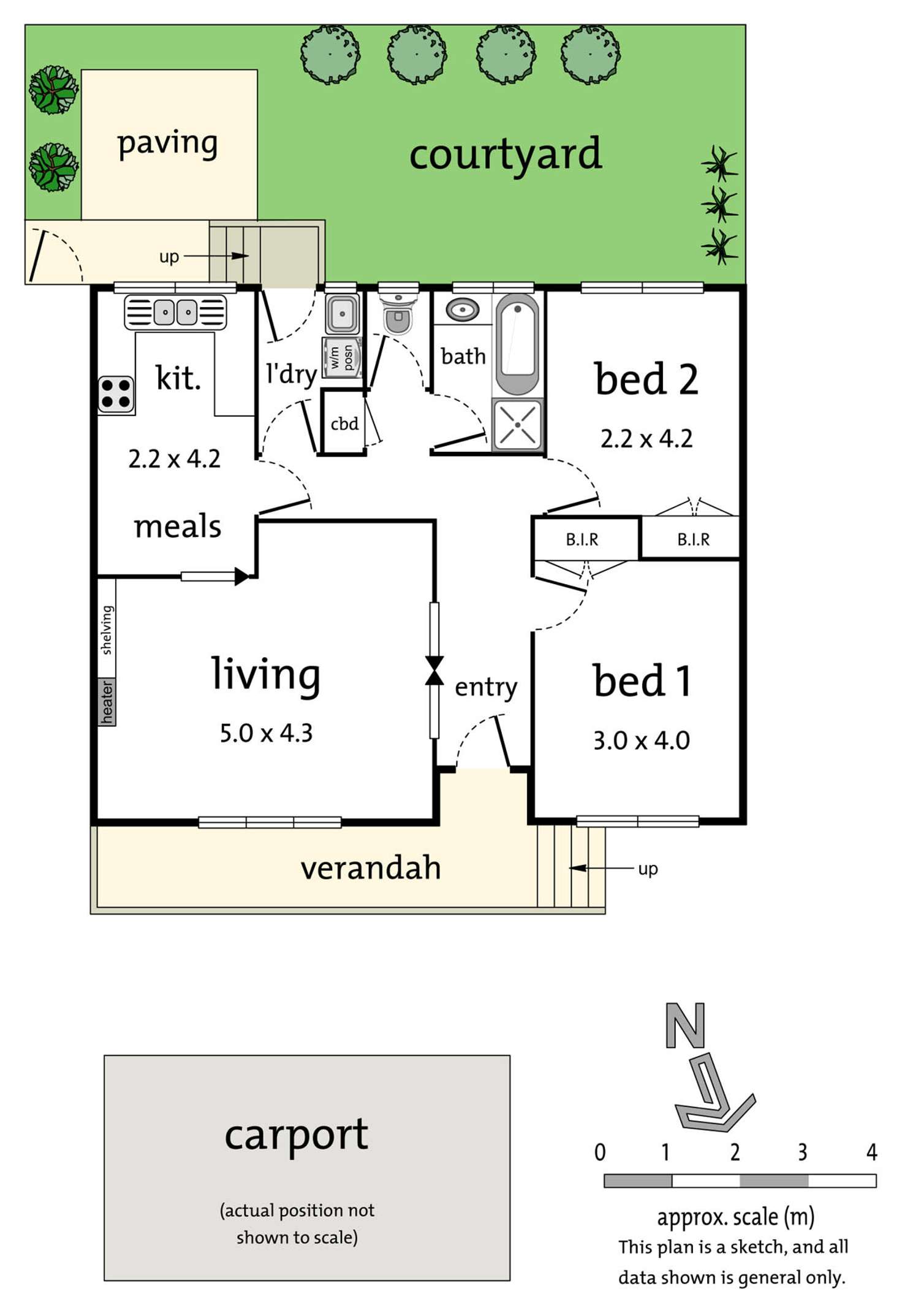 Floorplan of Homely unit listing, 2/8 Simpsons Road, Box Hill VIC 3128