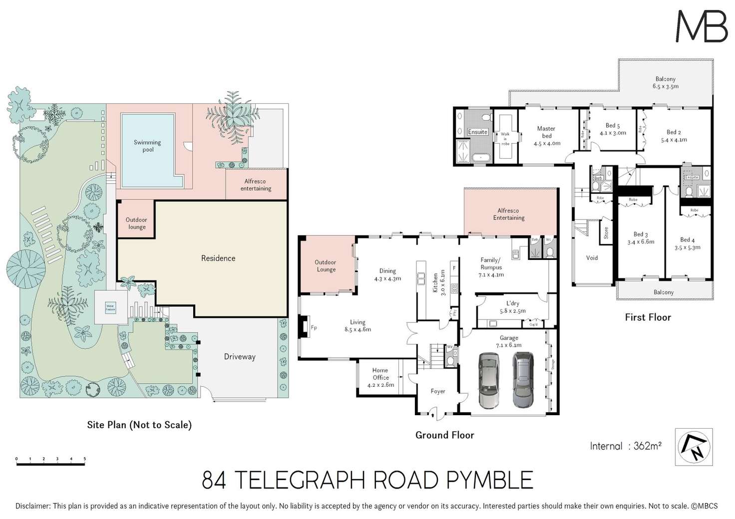 Floorplan of Homely house listing, 84 Telegraph Road, Pymble NSW 2073