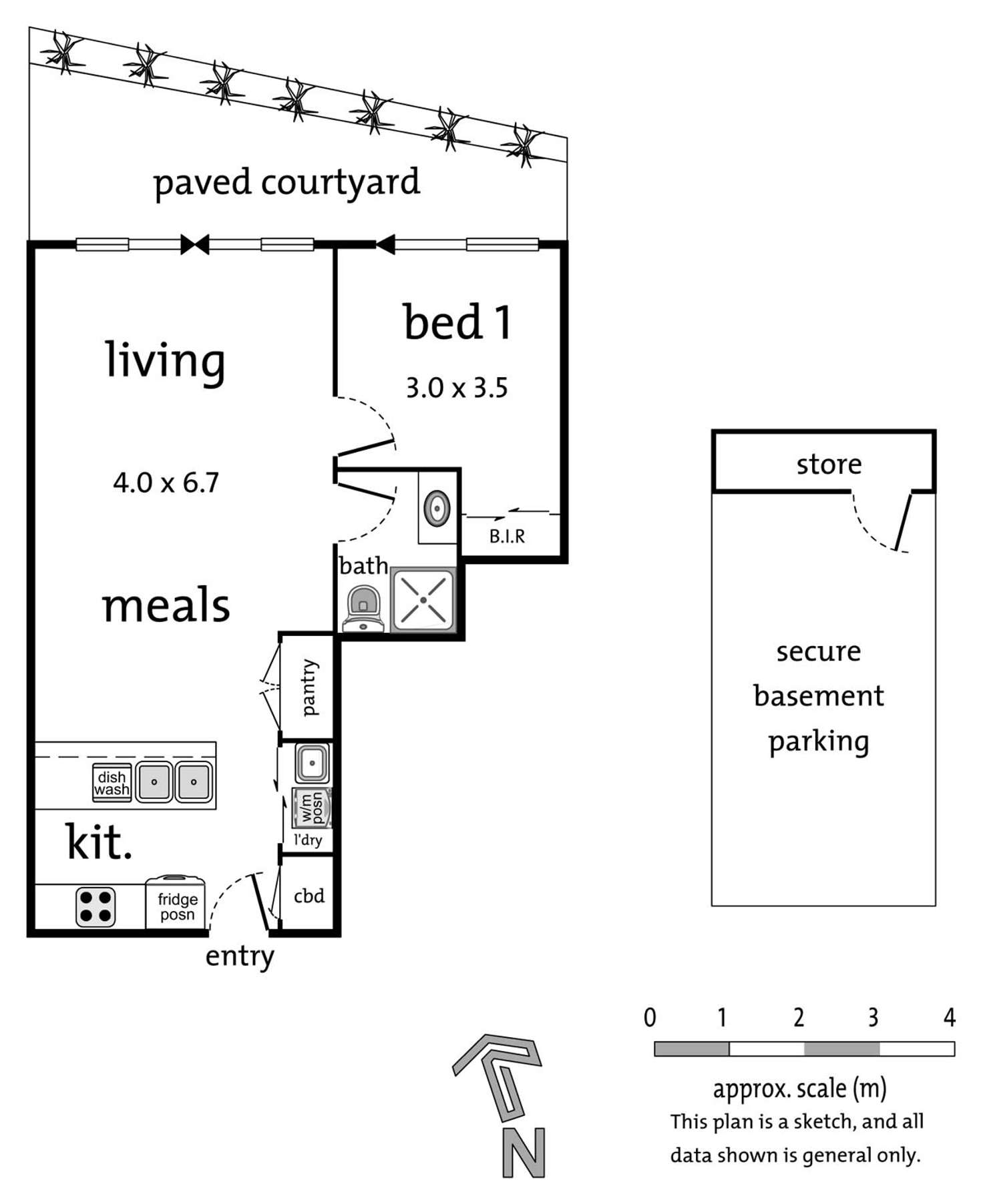 Floorplan of Homely apartment listing, 6/97 Whittens Lane, Doncaster VIC 3108
