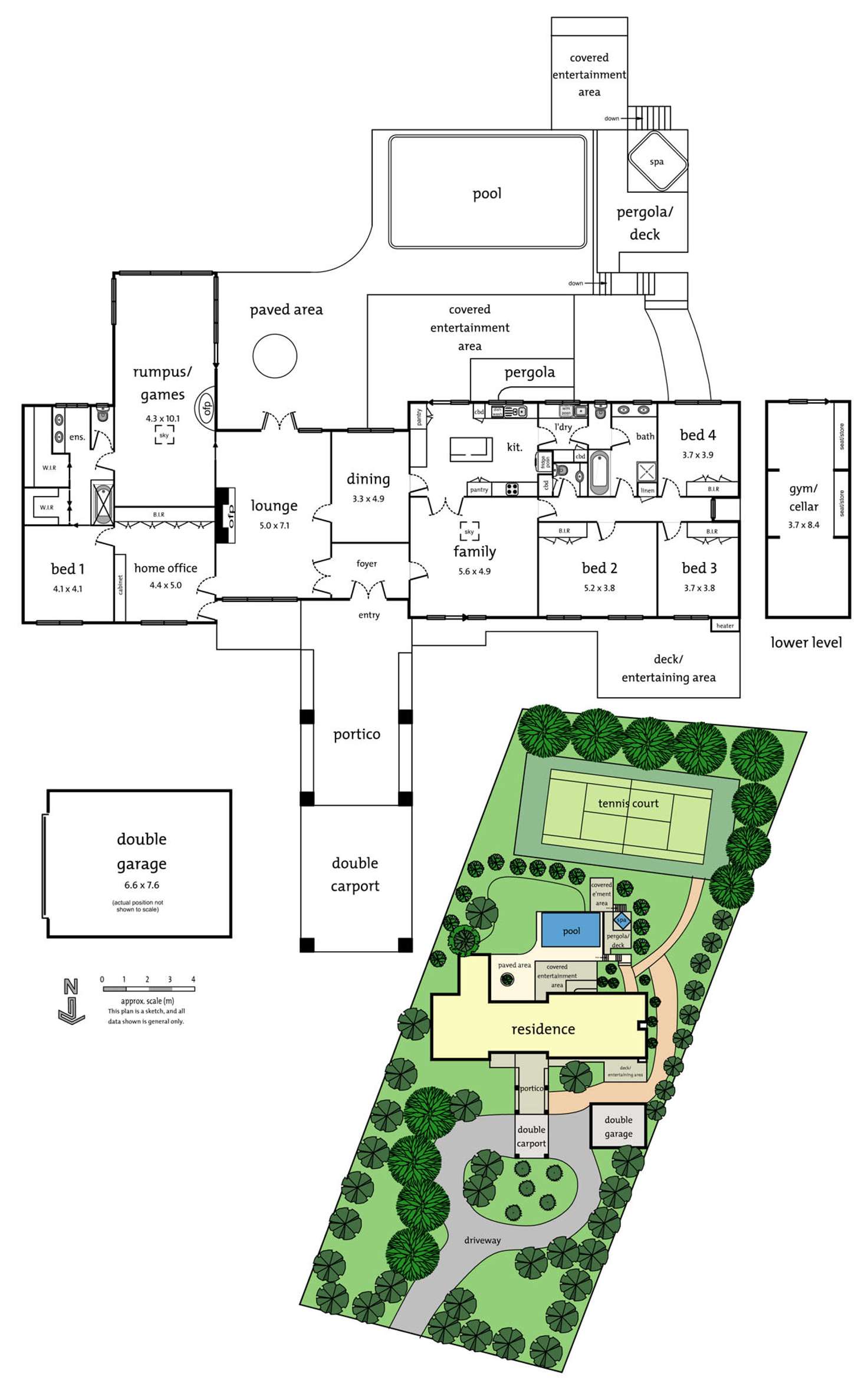 Floorplan of Homely house listing, 3 Honybun Court, Donvale VIC 3111