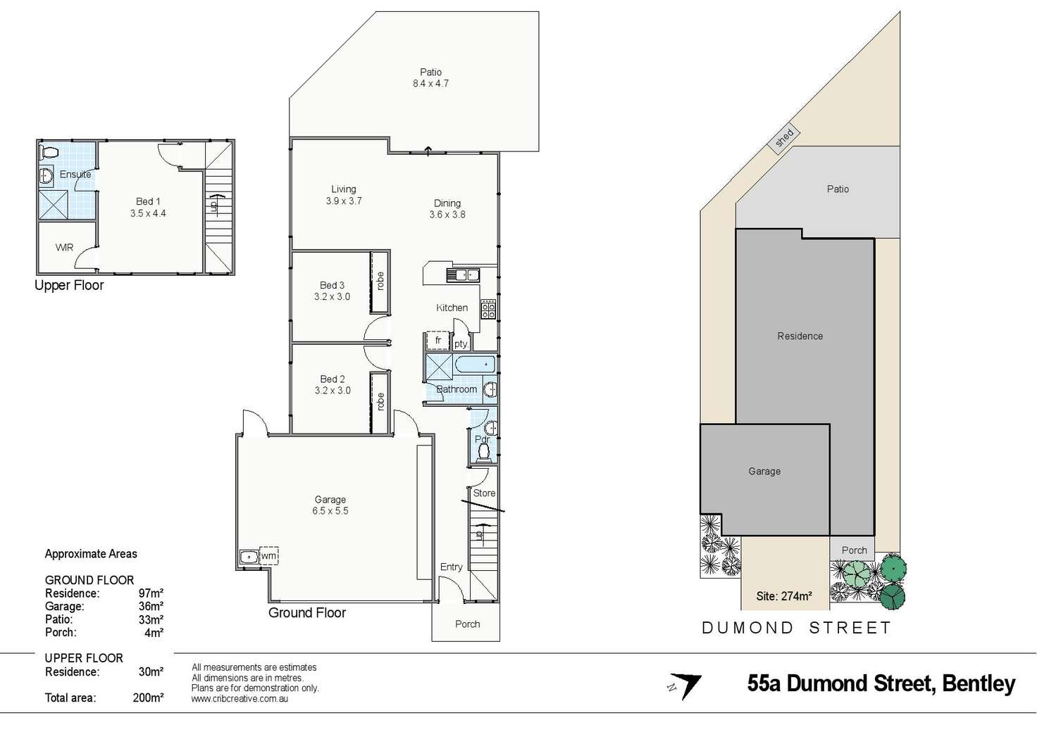 Floorplan of Homely house listing, 55A Dumond Street, Bentley WA 6102