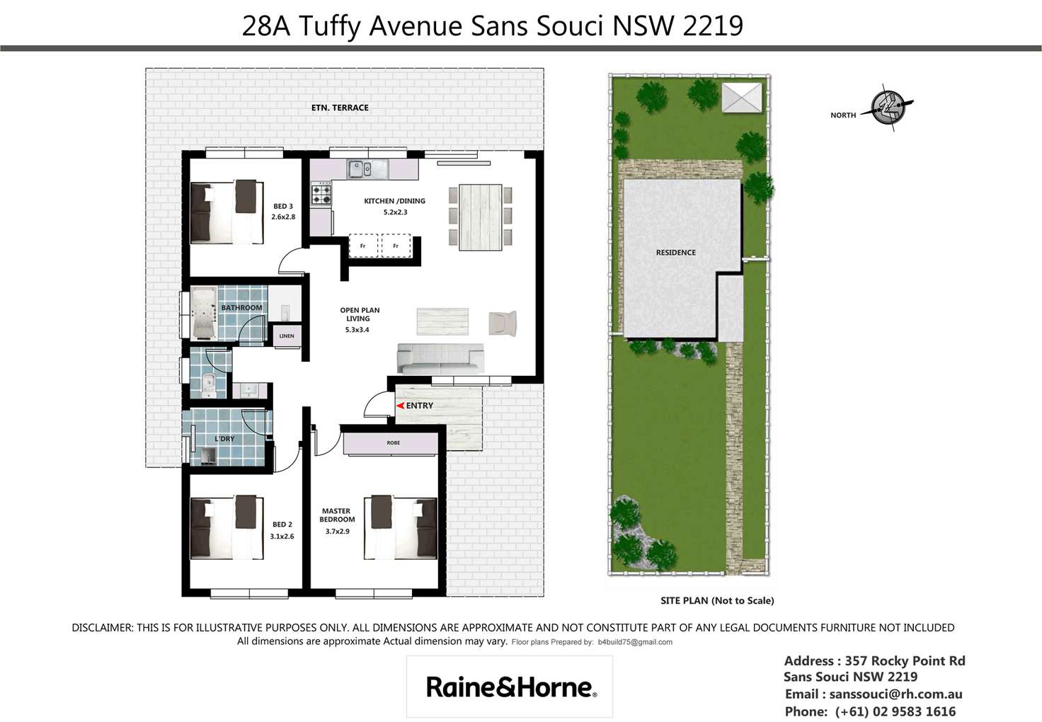 Floorplan of Homely house listing, 28a Tuffy Avenue, Sans Souci NSW 2219