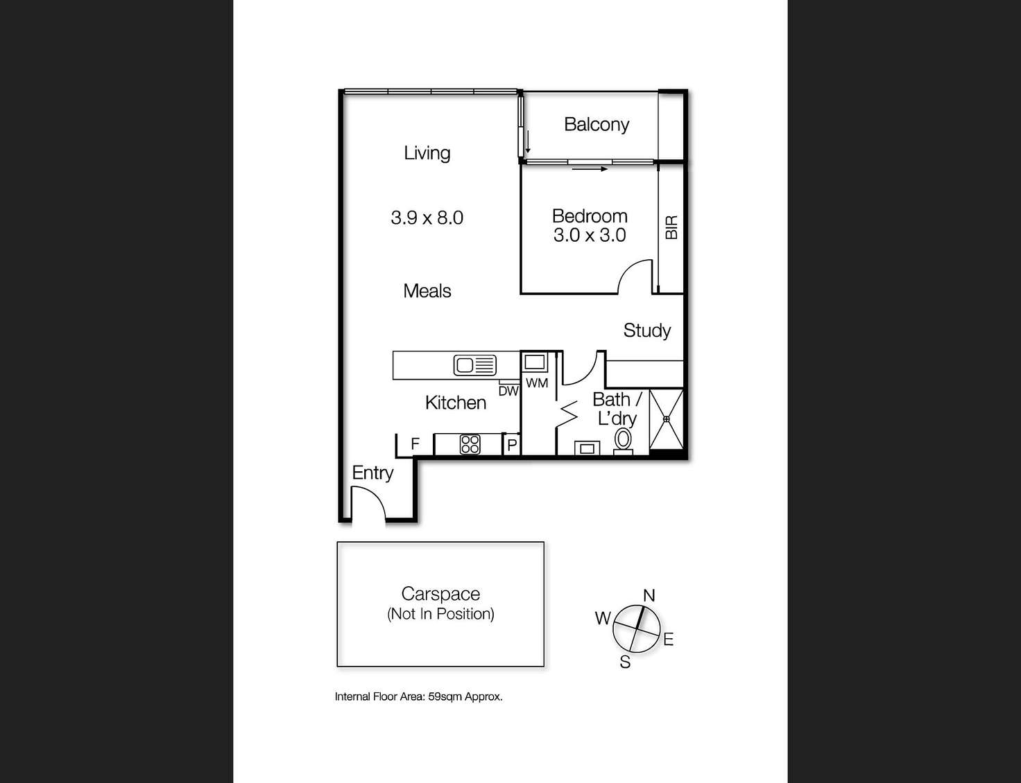 Floorplan of Homely apartment listing, 704/70 Queens Rd, Melbourne VIC 3004