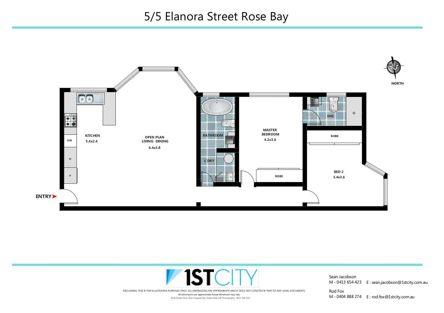 Floorplan of Homely apartment listing, 5/5 Elanora Street, Rose Bay NSW 2029