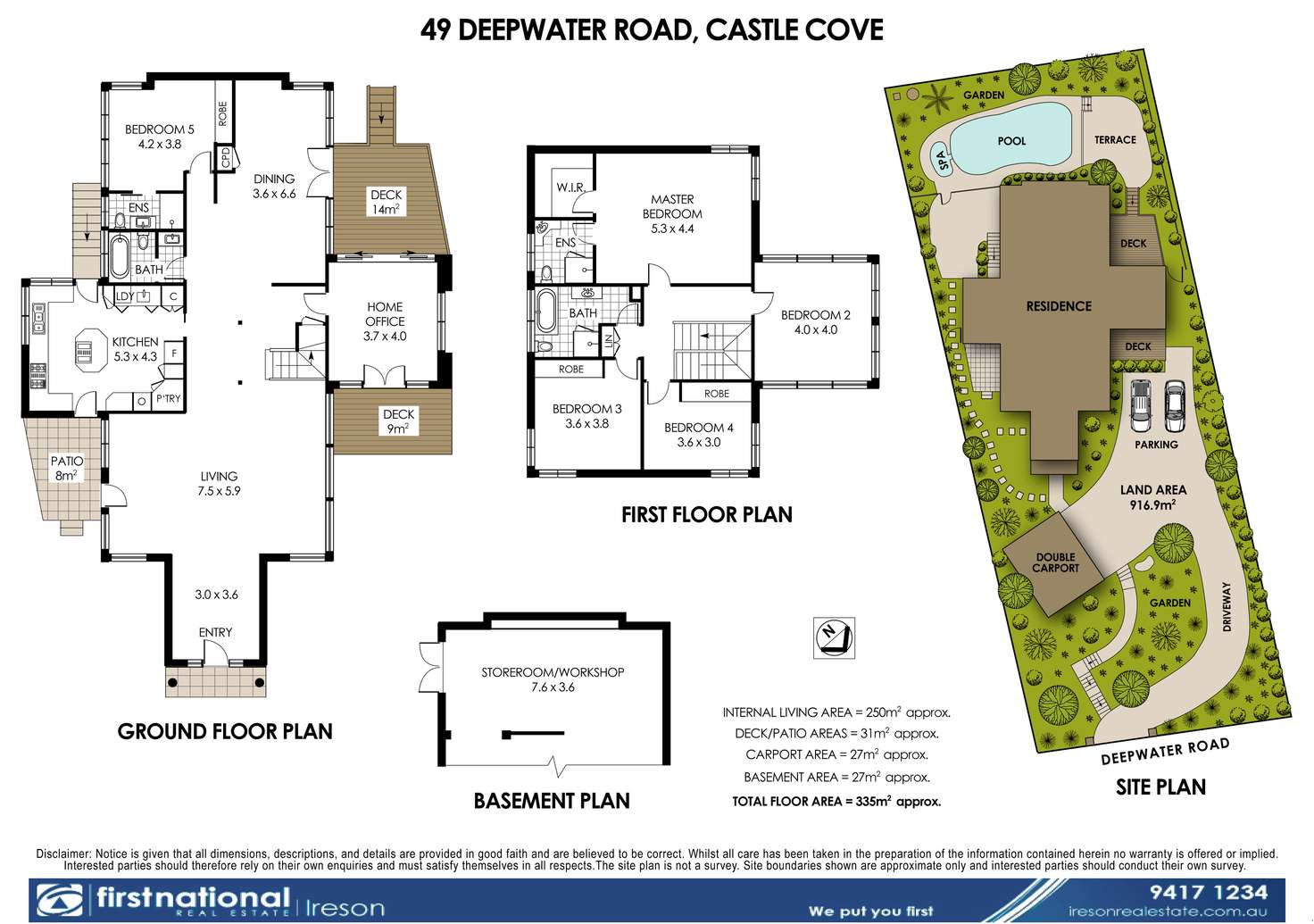 Floorplan of Homely house listing, 49 Deepwater Road, Castle Cove NSW 2069