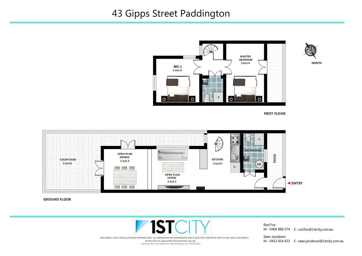 Floorplan of Homely house listing, 43 Gipps Street, Paddington NSW 2021