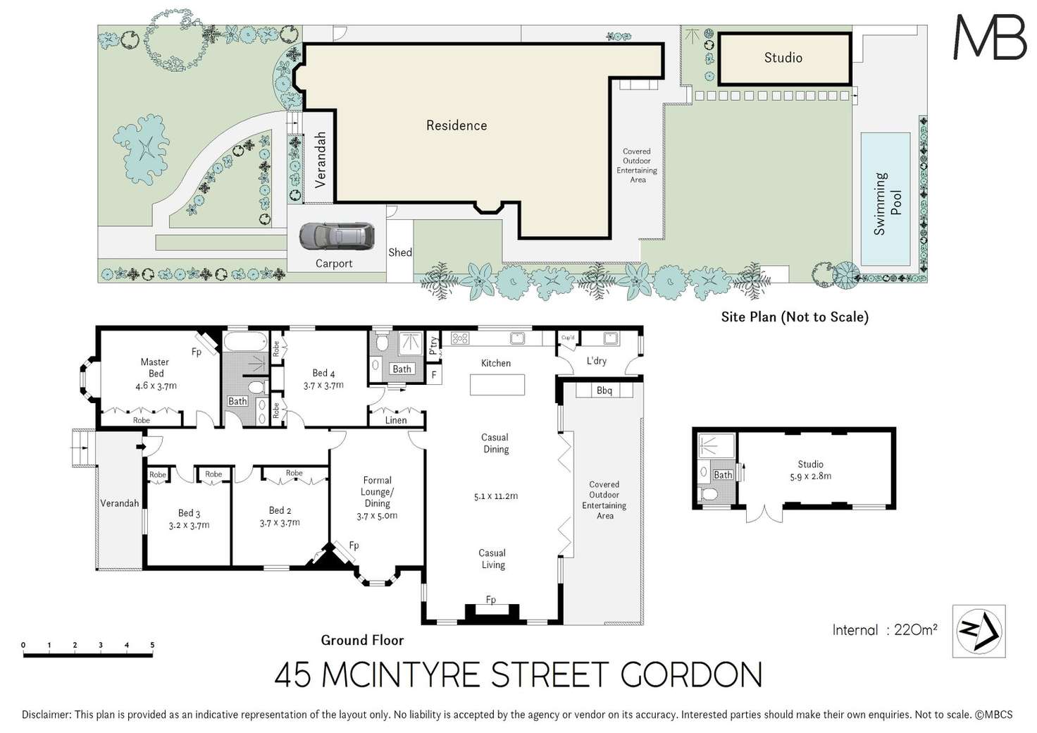 Floorplan of Homely house listing, 45 McIntyre Street, Gordon NSW 2072