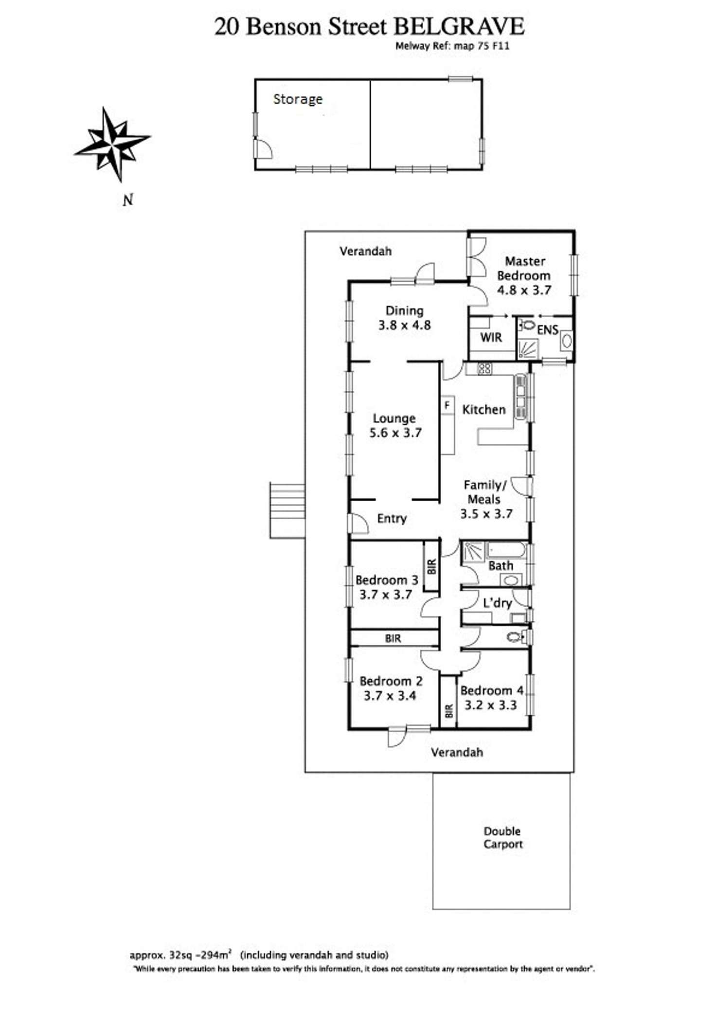 Floorplan of Homely house listing, 20 Benson Street, Belgrave VIC 3160