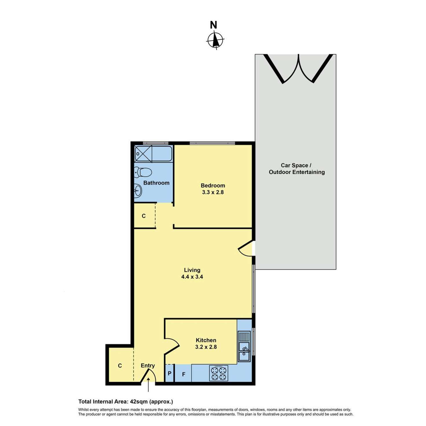 Floorplan of Homely unit listing, 2/31 Raleigh Street, Essendon VIC 3040