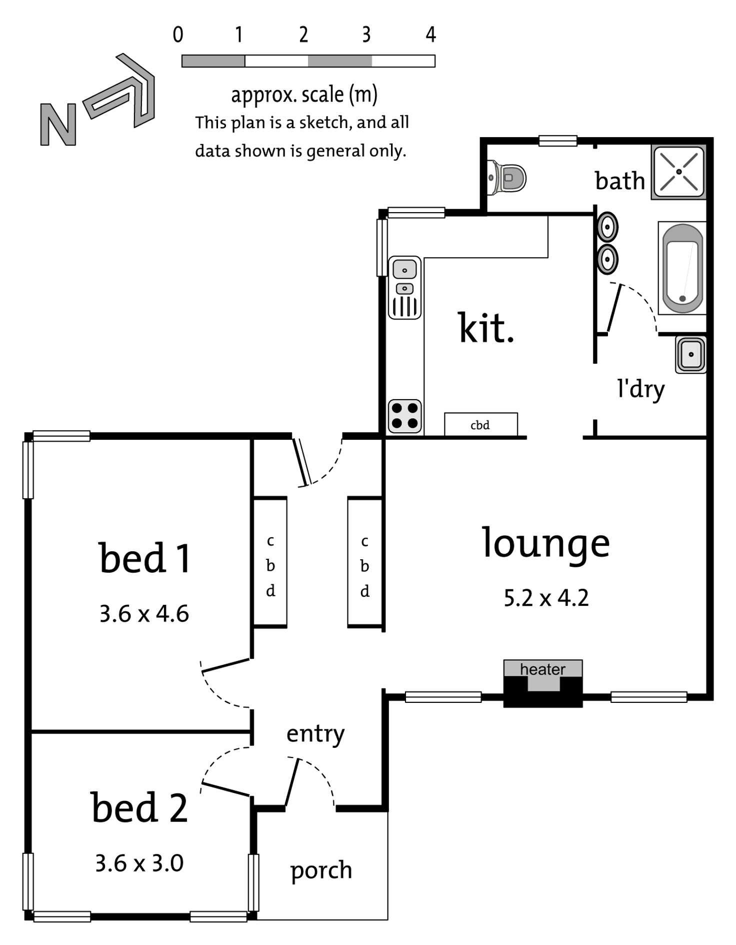 Floorplan of Homely house listing, 122B McKean Street, Bairnsdale VIC 3875