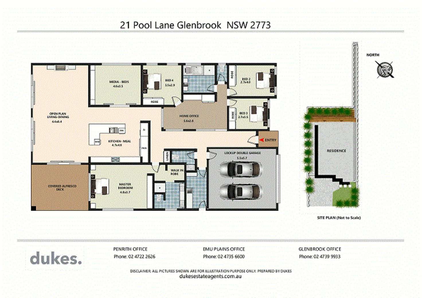 Floorplan of Homely house listing, 21 Pool Lane, Glenbrook NSW 2773
