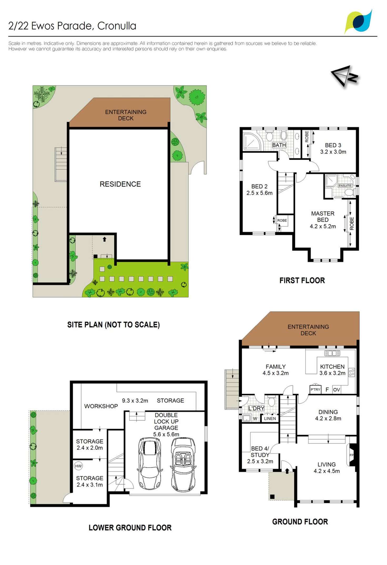 Floorplan of Homely house listing, 2/22 Ewos Parade, Cronulla NSW 2230