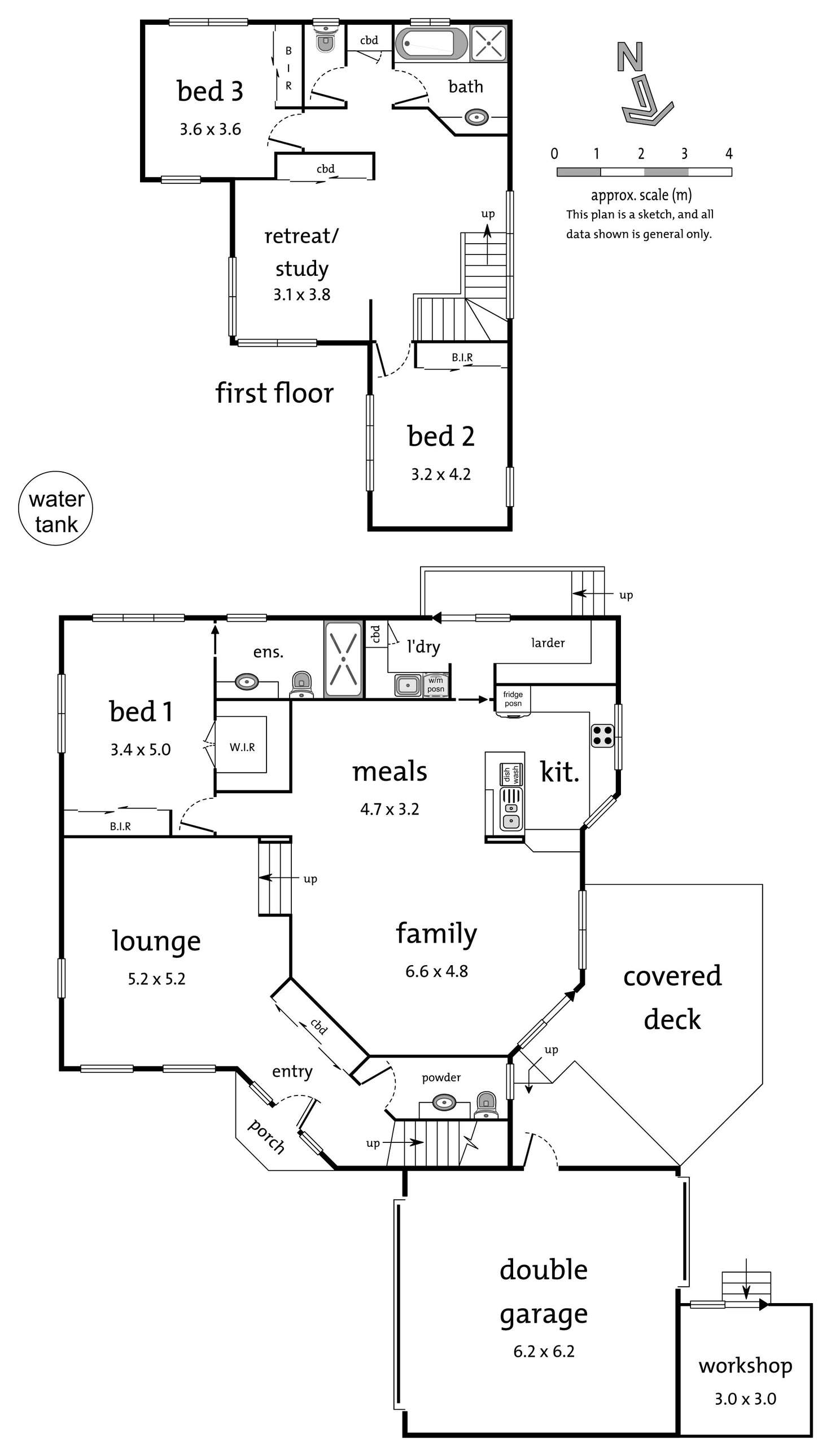 Floorplan of Homely townhouse listing, 2/340 Porter Street, Templestowe VIC 3106