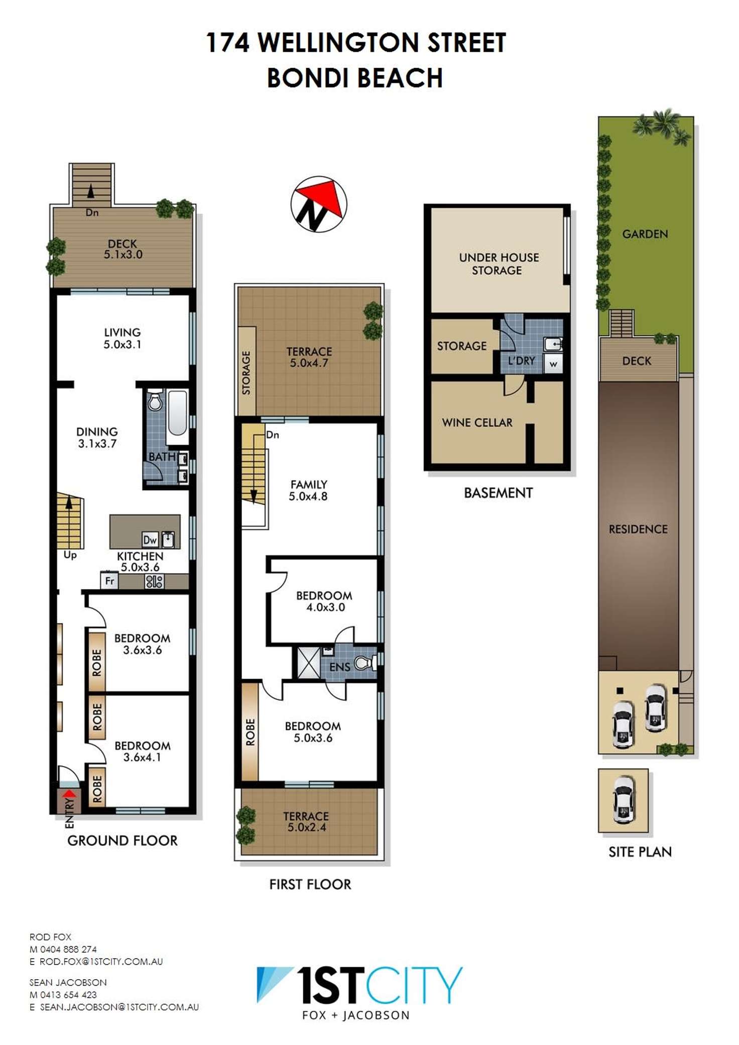 Floorplan of Homely house listing, 174 Wellington Street, Bondi Beach NSW 2026