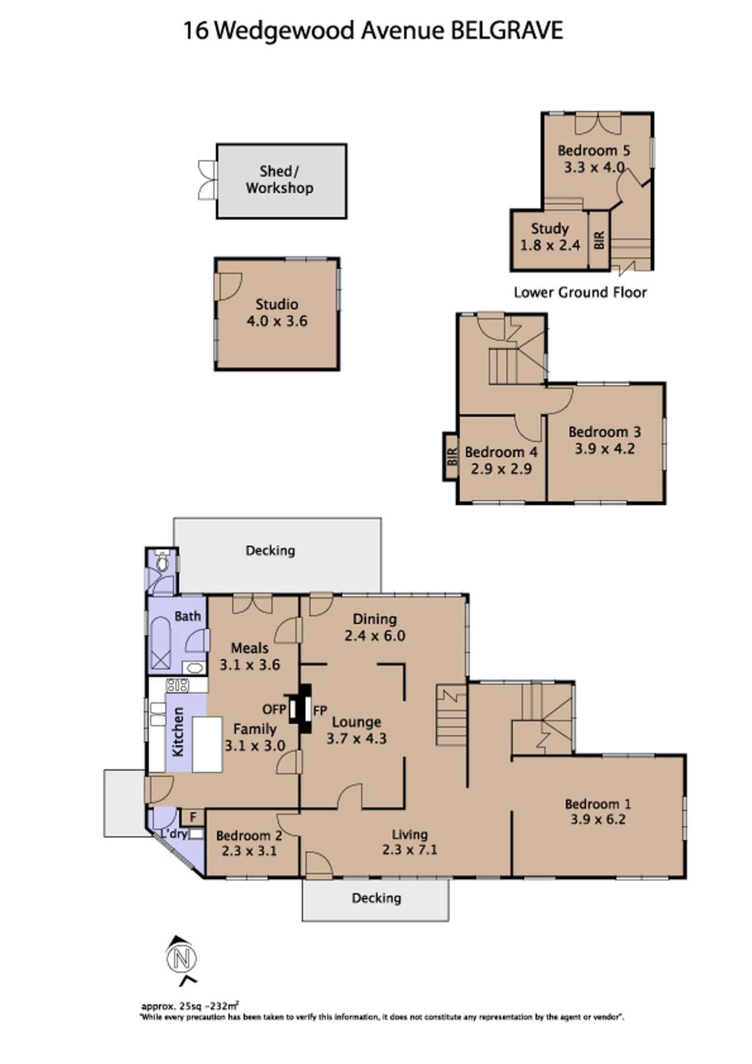 Floorplan of Homely house listing, 16 Wedgewood Avenue, Belgrave VIC 3160