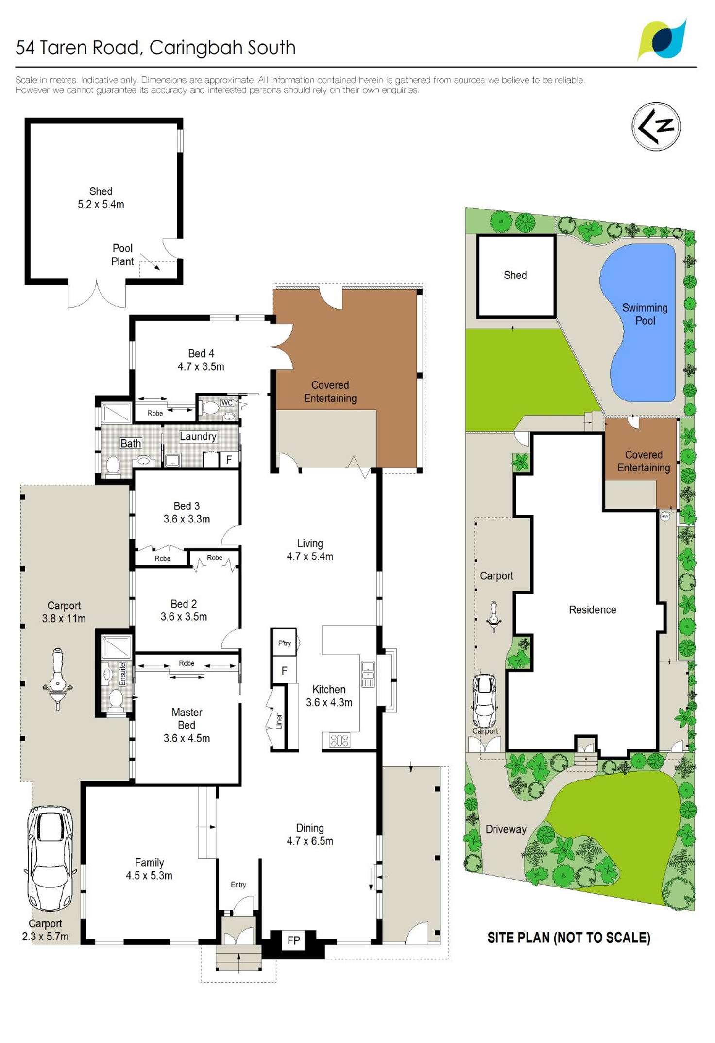 Floorplan of Homely house listing, 54 Taren Road, Caringbah South NSW 2229