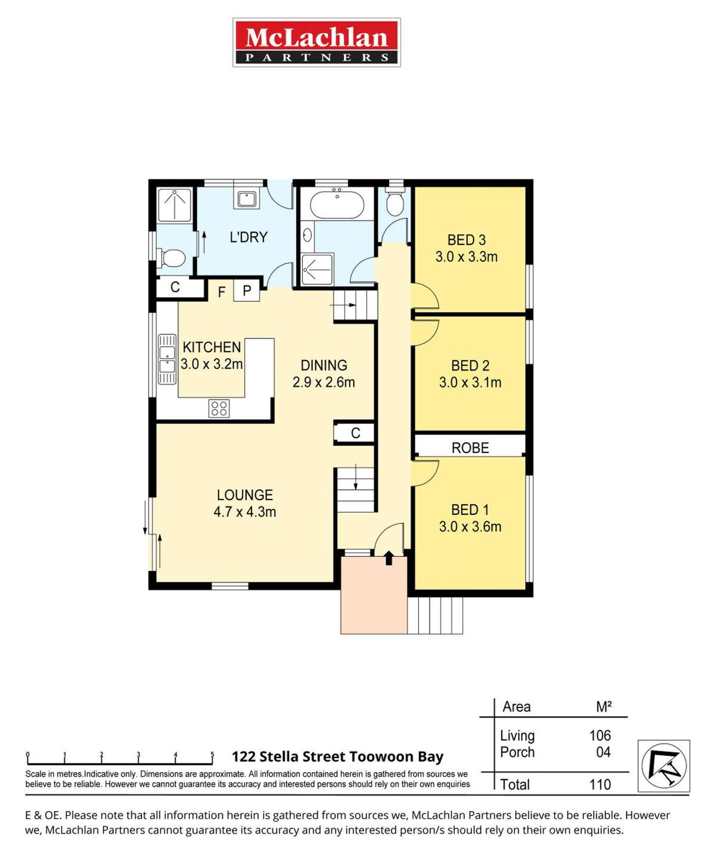 Floorplan of Homely house listing, 122 Stella Street, Toowoon Bay NSW 2261