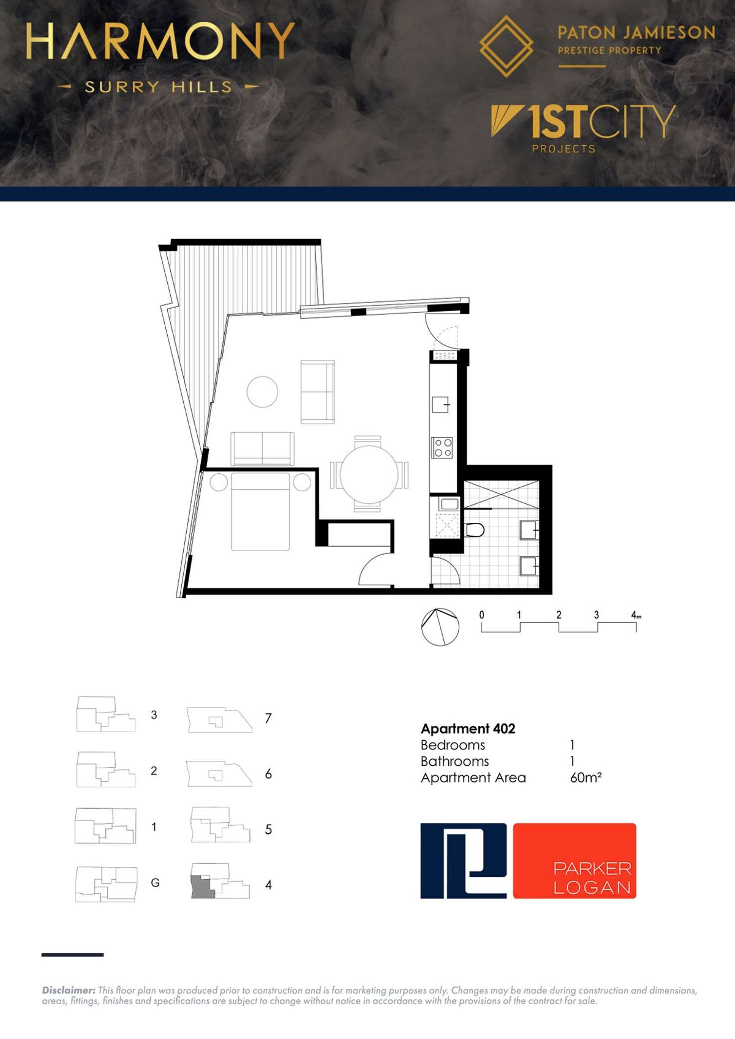Floorplan of Homely apartment listing, 6.01/20 Mary Street, Surry Hills NSW 2010