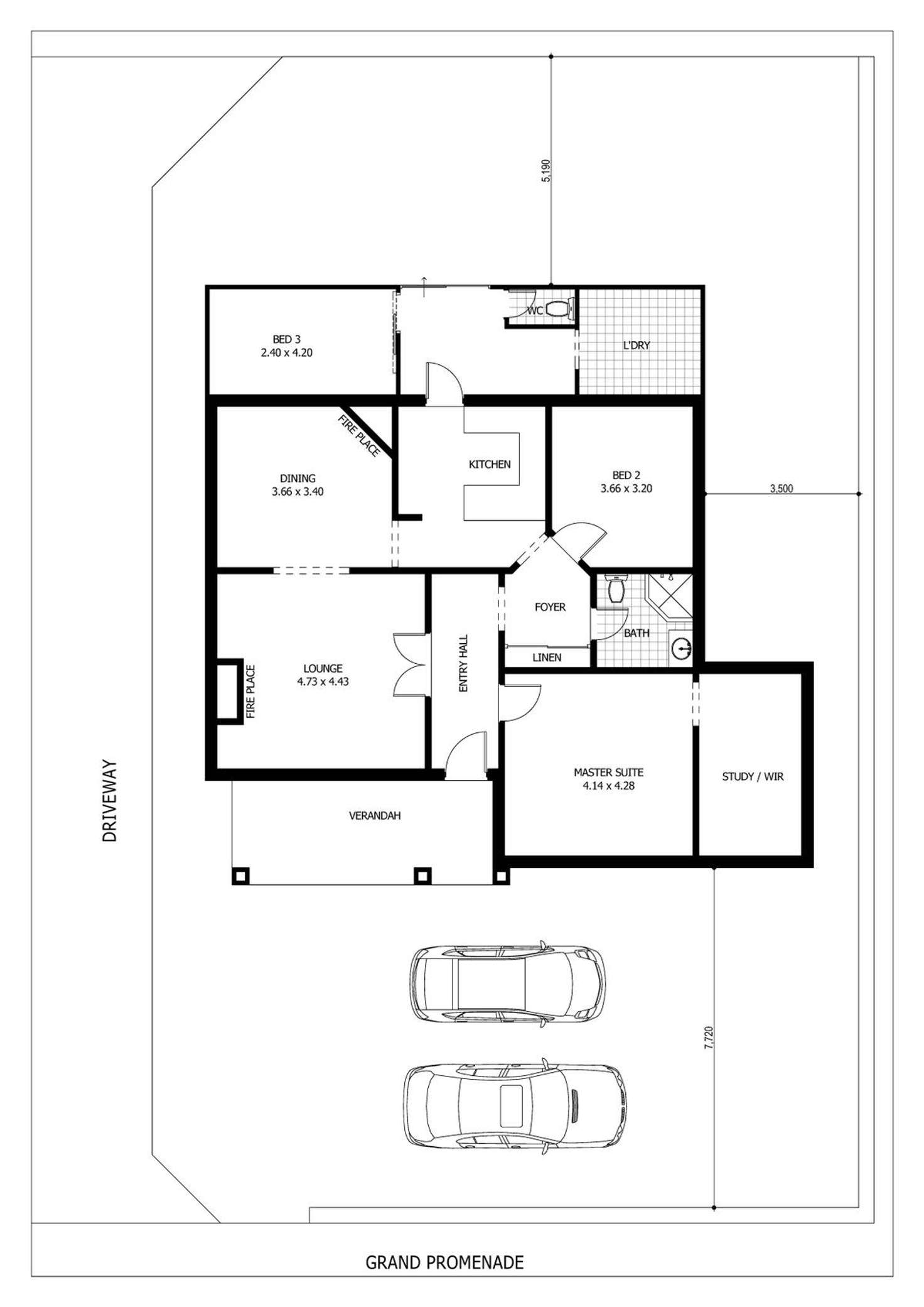 Floorplan of Homely house listing, 75 Grand Promenade, Bedford WA 6052