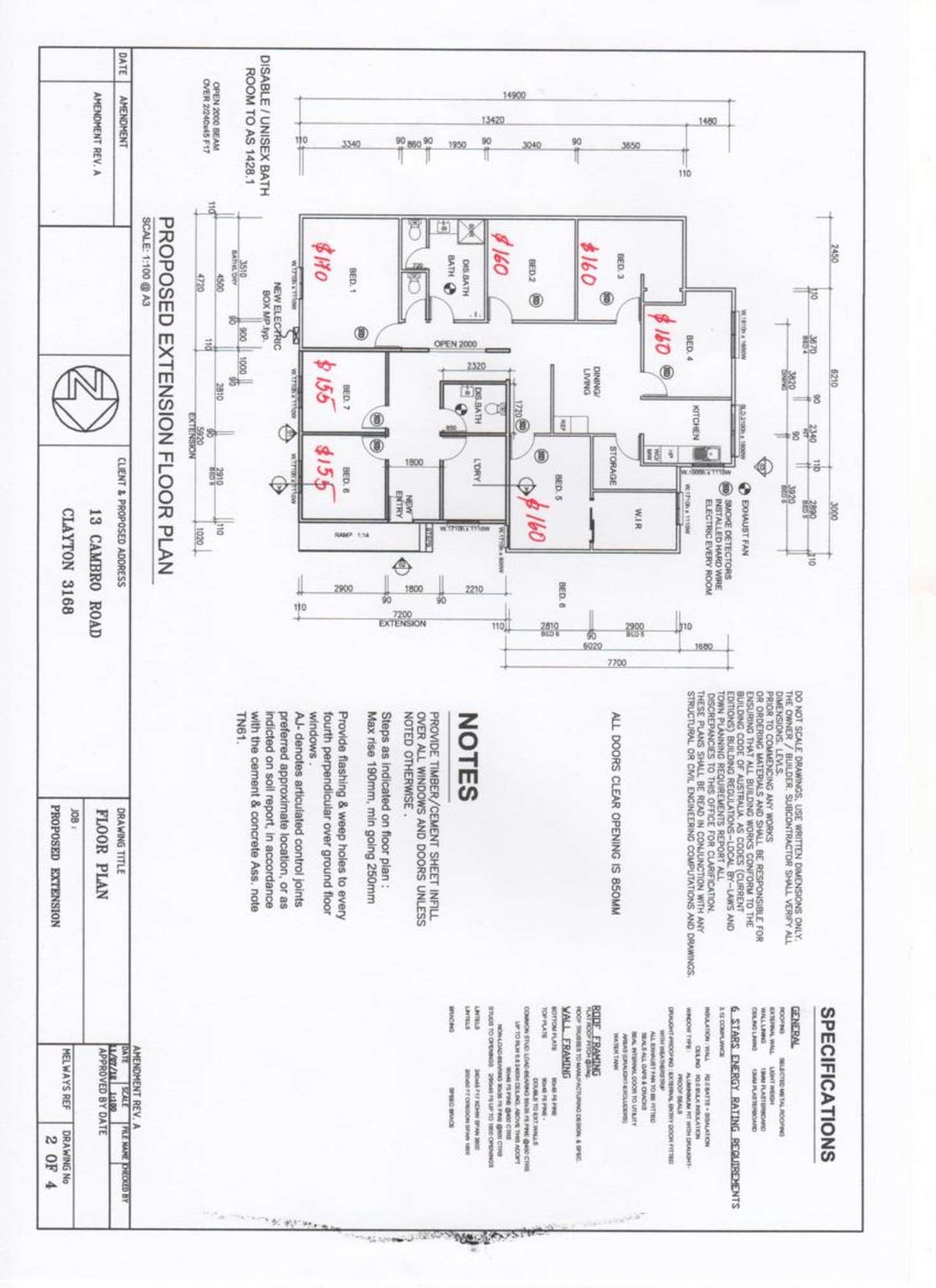 Floorplan of Homely house listing, Room 5/13 Cambro Road, Clayton VIC 3168