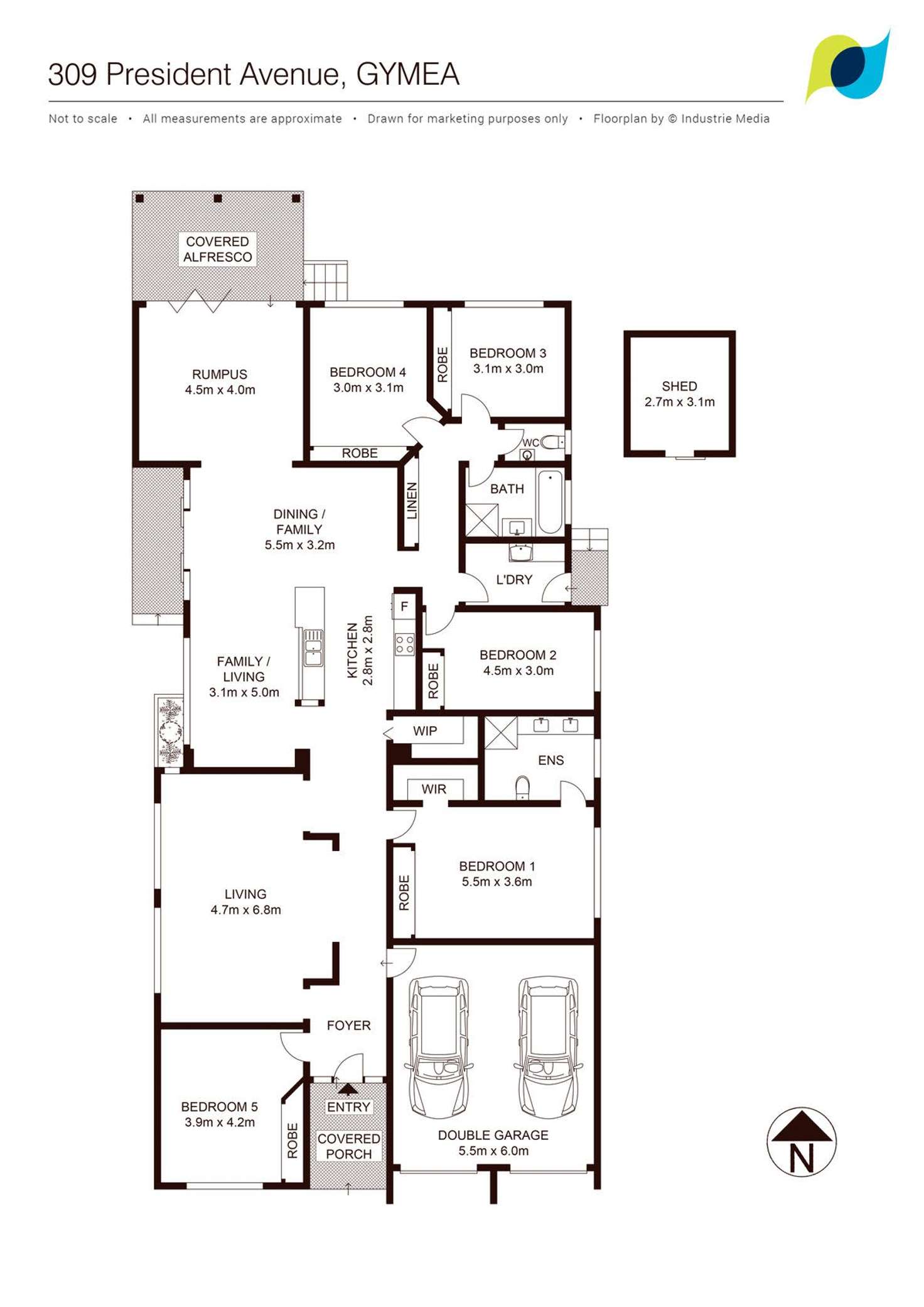 Floorplan of Homely house listing, 309 President Avenue, Gymea NSW 2227