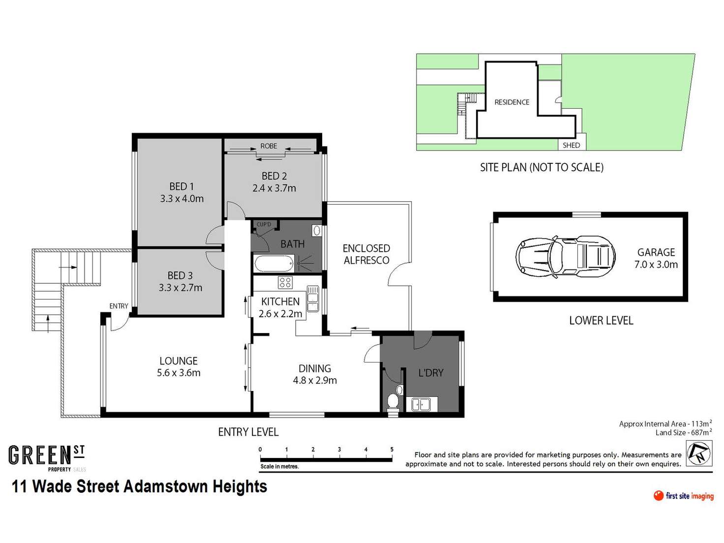 Floorplan of Homely house listing, 11 Wade Street, Adamstown Heights NSW 2289
