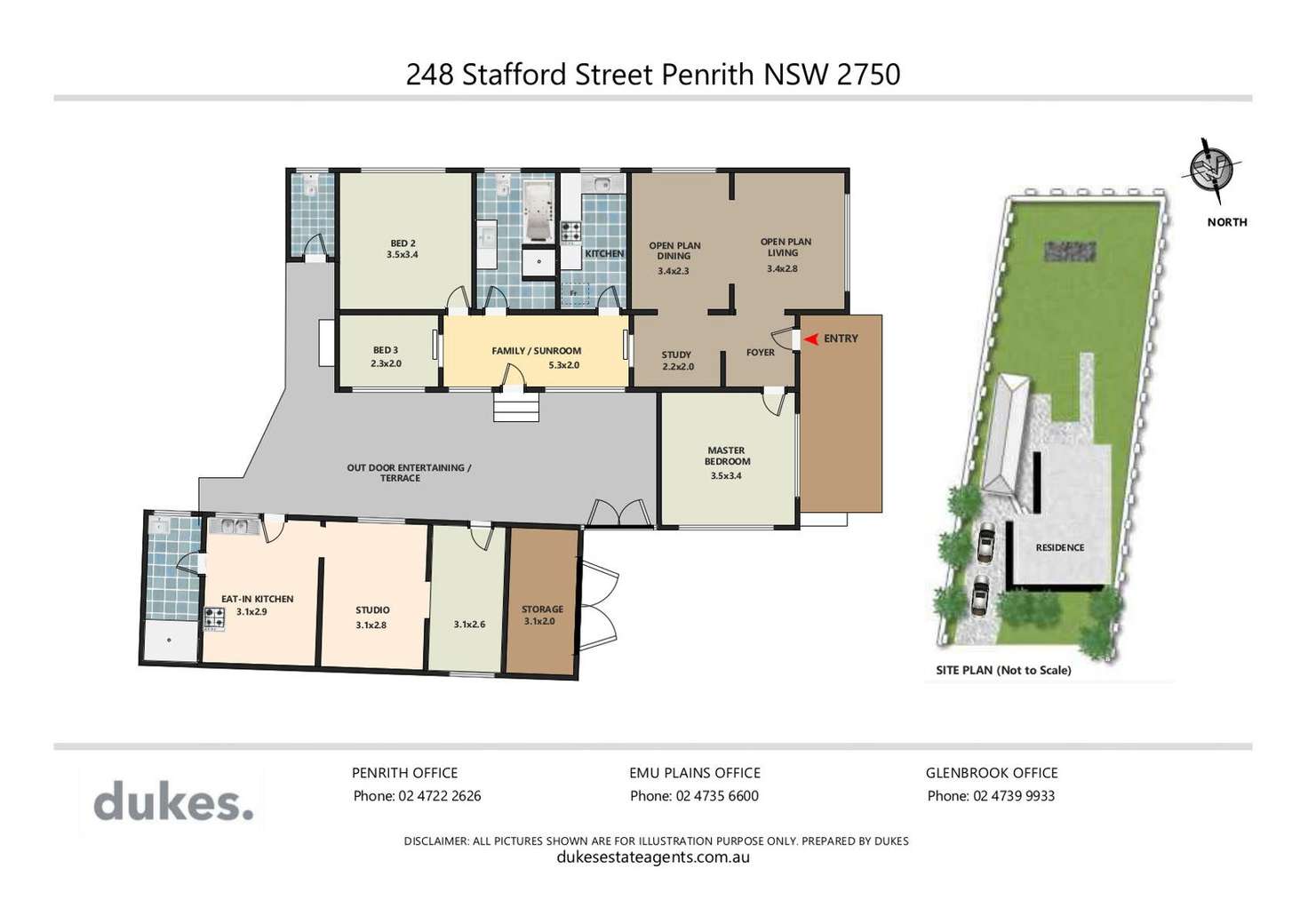 Floorplan of Homely house listing, 248 Stafford Street, Penrith NSW 2750