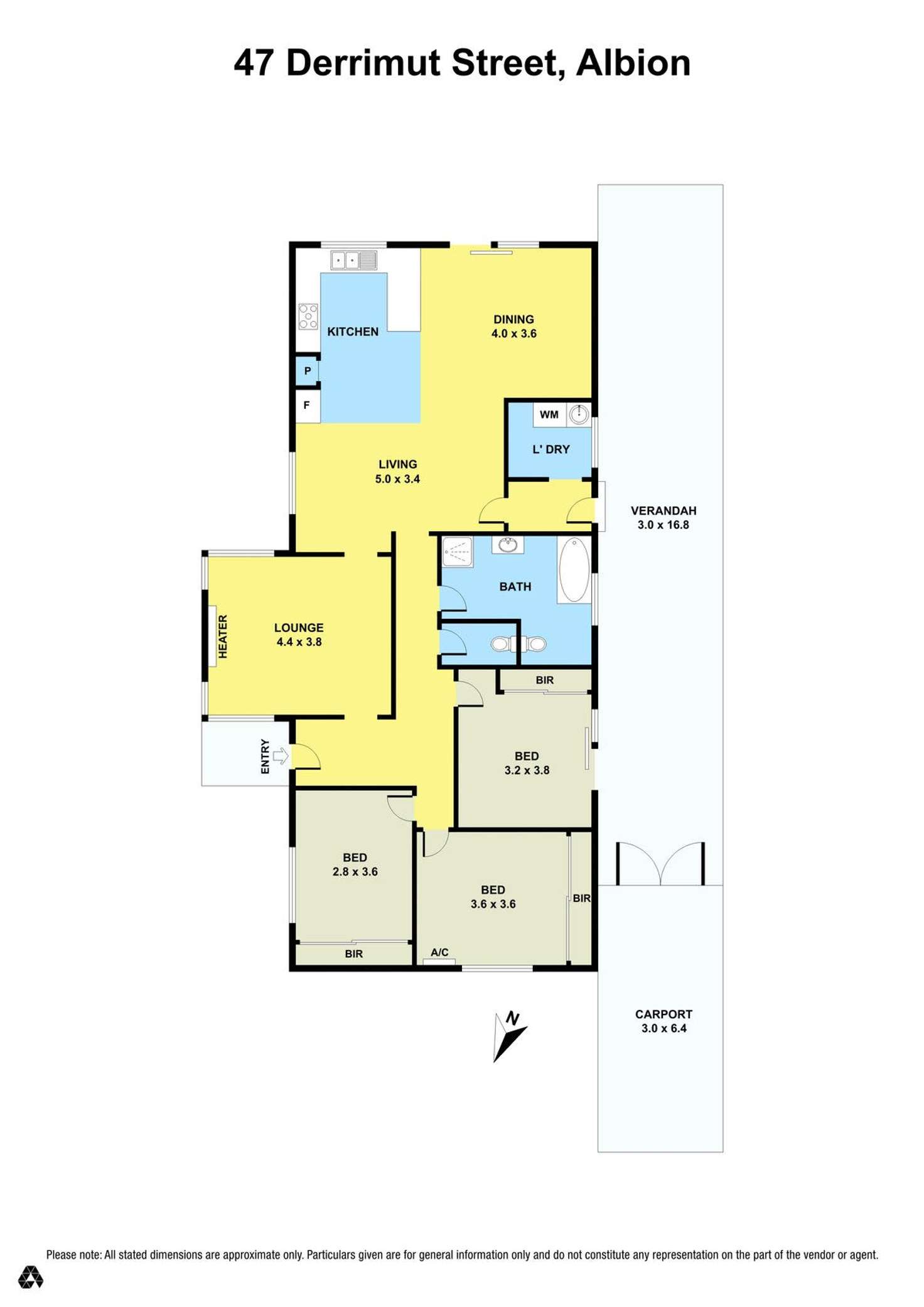 Floorplan of Homely house listing, 47 Derrimut Street, Albion VIC 3020