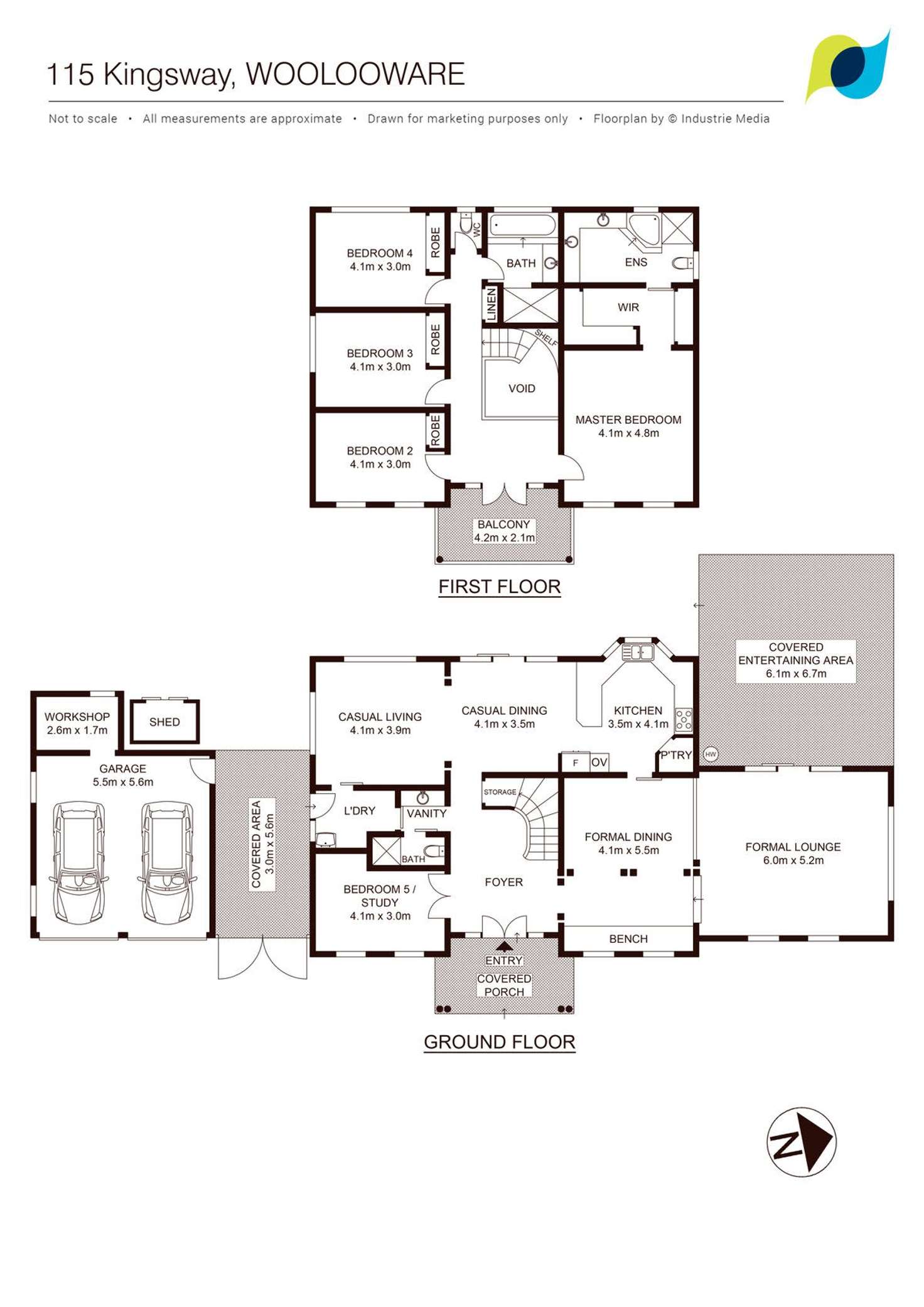 Floorplan of Homely house listing, 115 Kingsway, Woolooware NSW 2230