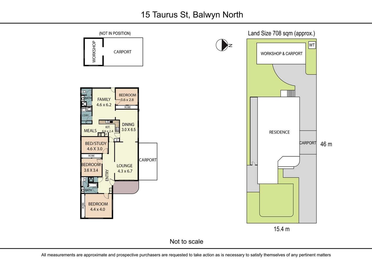 Floorplan of Homely house listing, 15 Taurus Street, Balwyn North VIC 3104