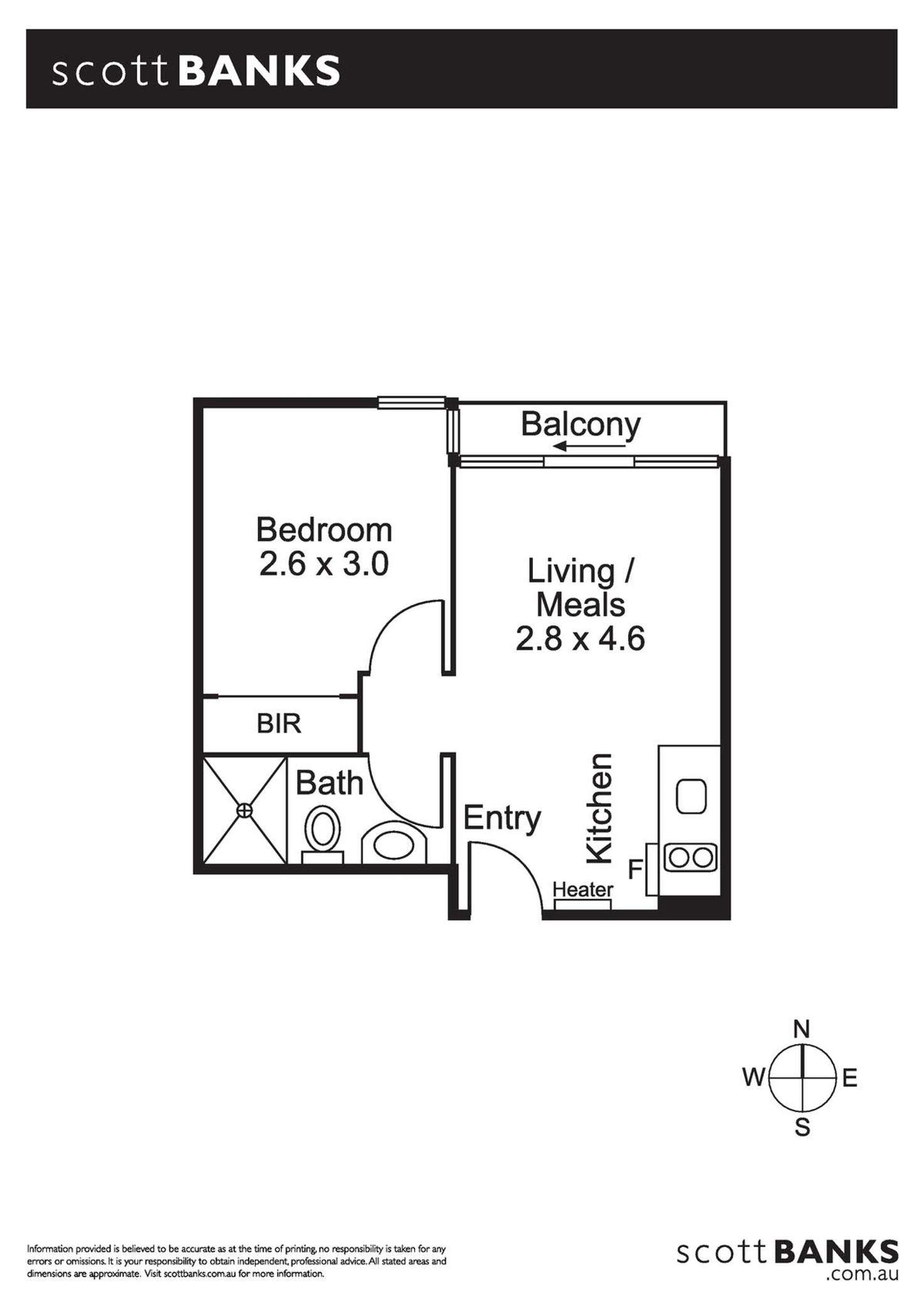 Floorplan of Homely apartment listing, 105/383 Burwood Road, Hawthorn VIC 3122