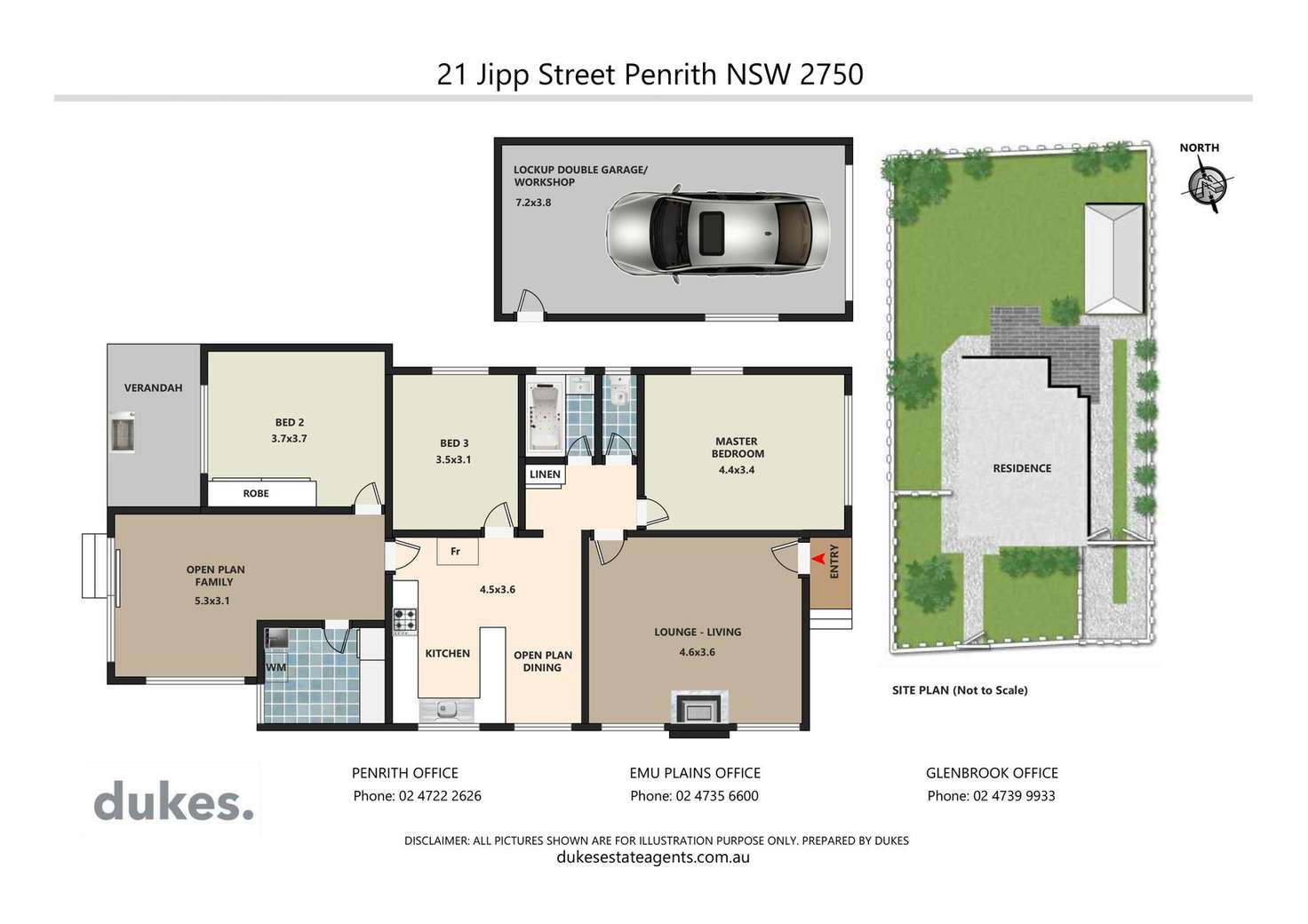 Floorplan of Homely house listing, 21 Jipp Street, Penrith NSW 2750