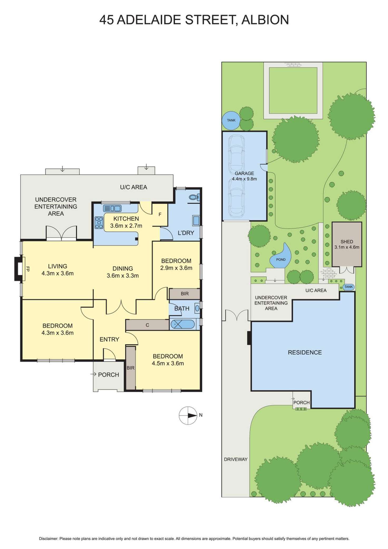 Floorplan of Homely house listing, 45 Adelaide Street, Albion VIC 3020