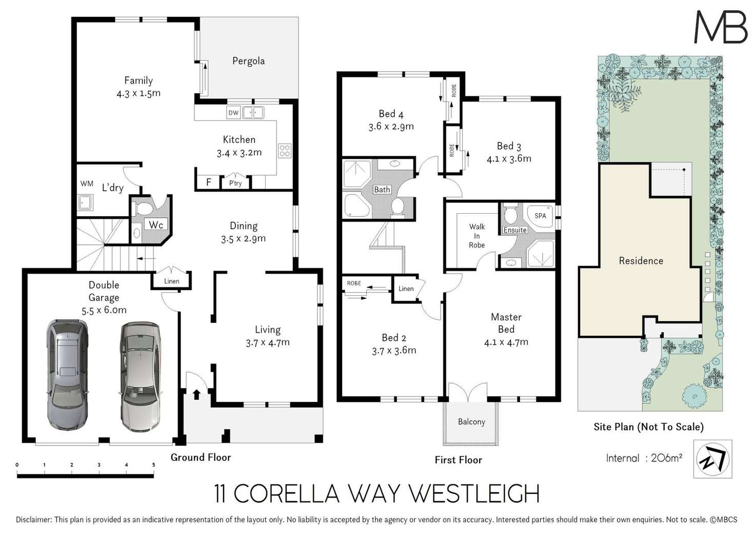 Floorplan of Homely house listing, 11 Corella Way, Westleigh NSW 2120