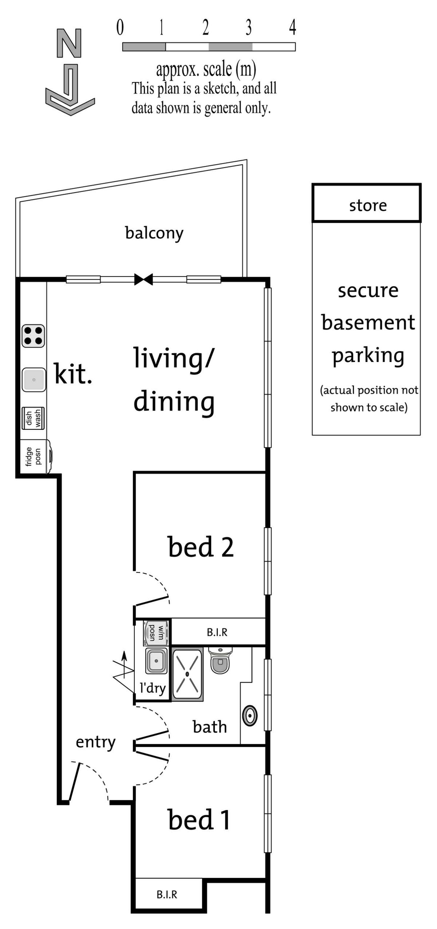 Floorplan of Homely apartment listing, 7/167 Lower Heidelberg Road, Ivanhoe East VIC 3079