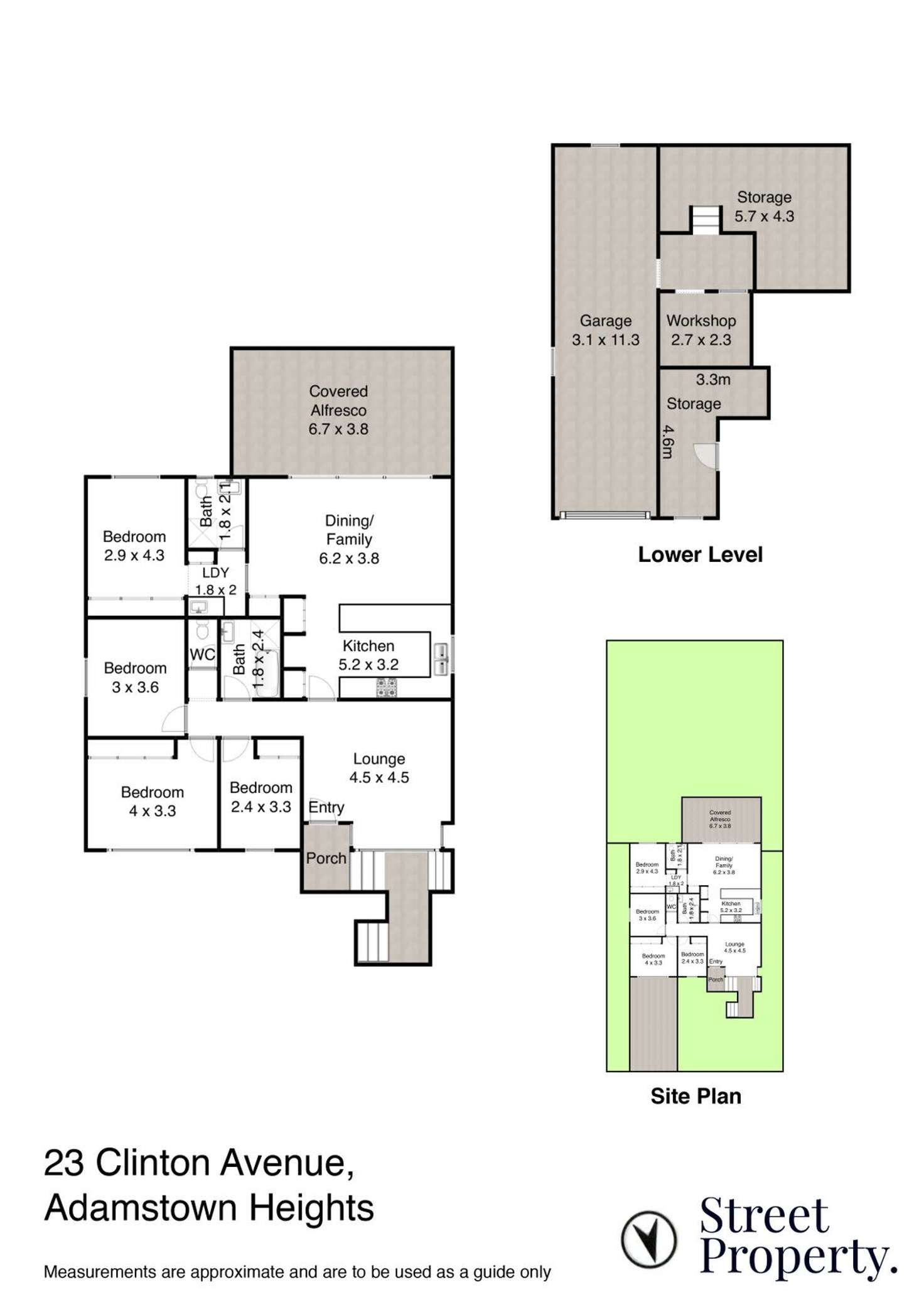 Floorplan of Homely house listing, 23 Clinton Avenue, Adamstown Heights NSW 2289